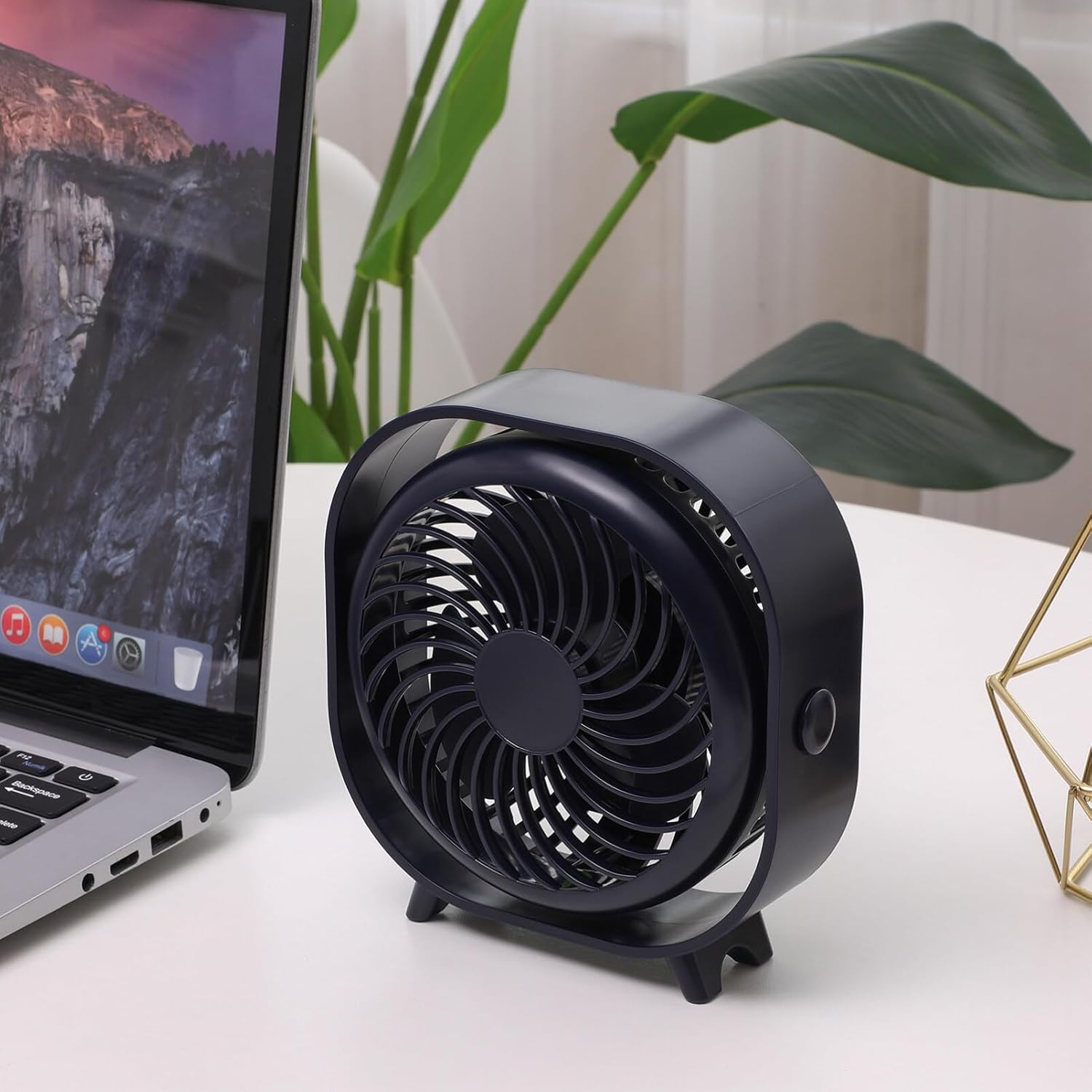 Ventilateur portatif ultra-silencieux｜Moteur c.c. importé｜Réglage à trois vitesses｜25&nbsp;dB faible bruit｜Autonomie de 8 heures｜Batterie