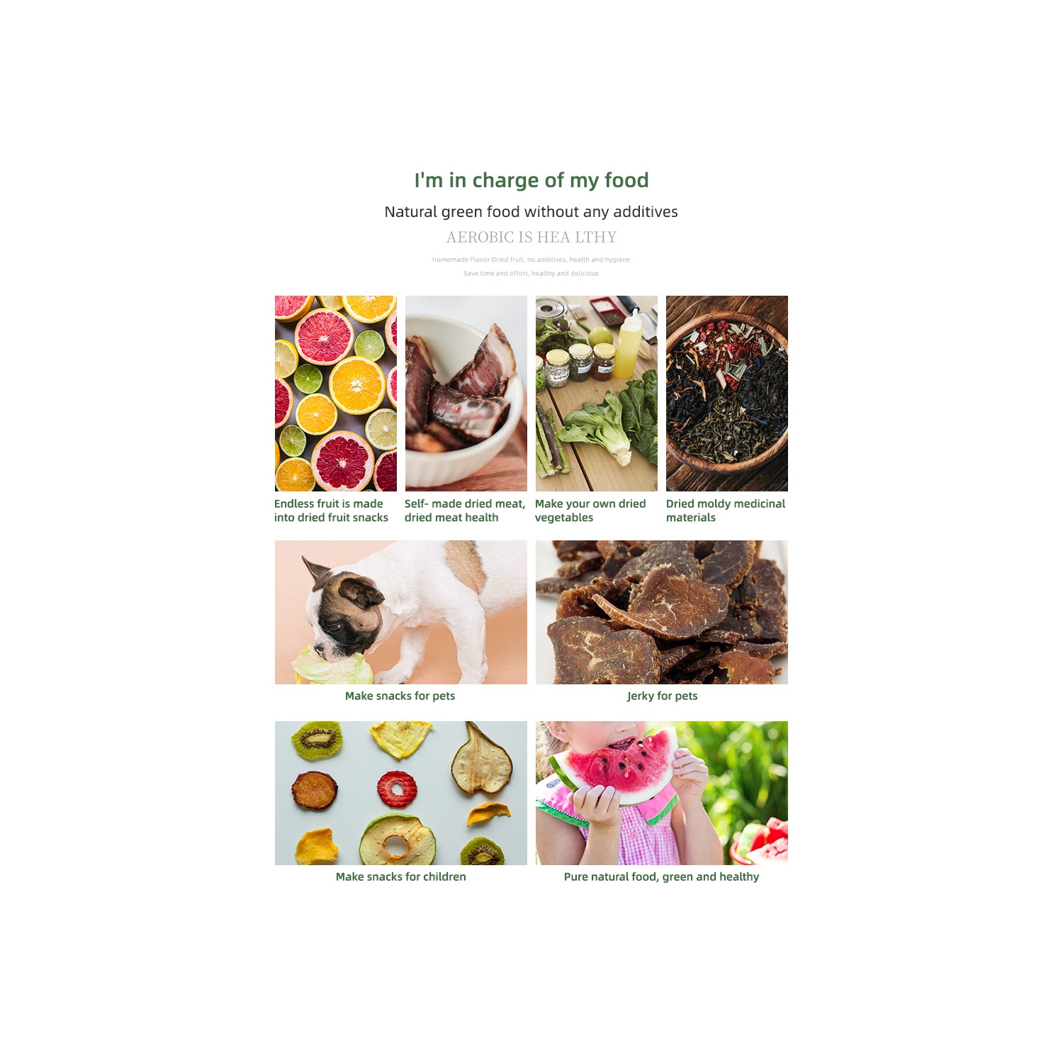 Stainless Steel Electric Food Dehydrator – 97% Nutrient Retention, 5-Layer Drying Rack, Digital LED Control for Healthy Snacks, Jerky, & DIY Recipes