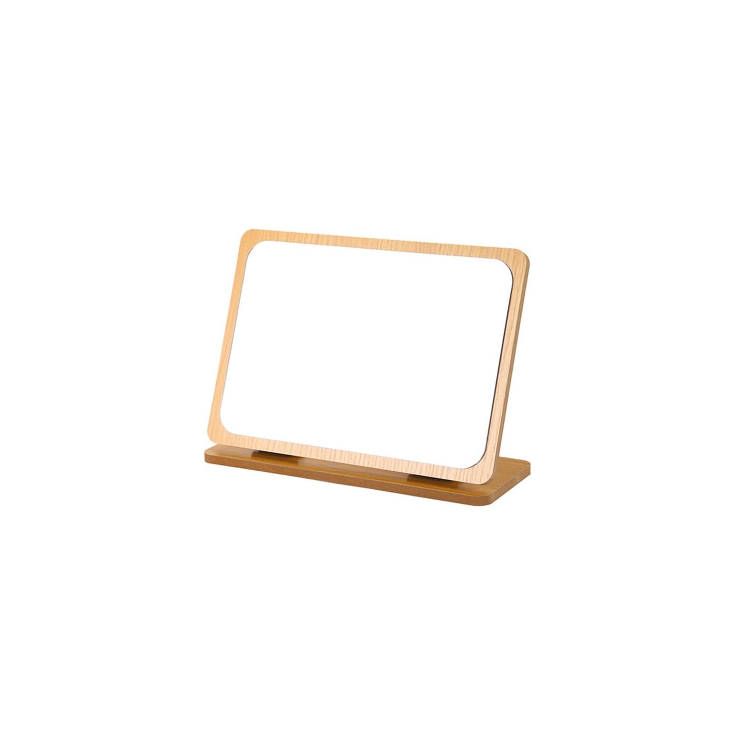 Miroir miroir de bureau miroir en bois miroir de maquillage simple miroir de bureau portatif pliable vertical miroir miroir de bureau en bois naturel
