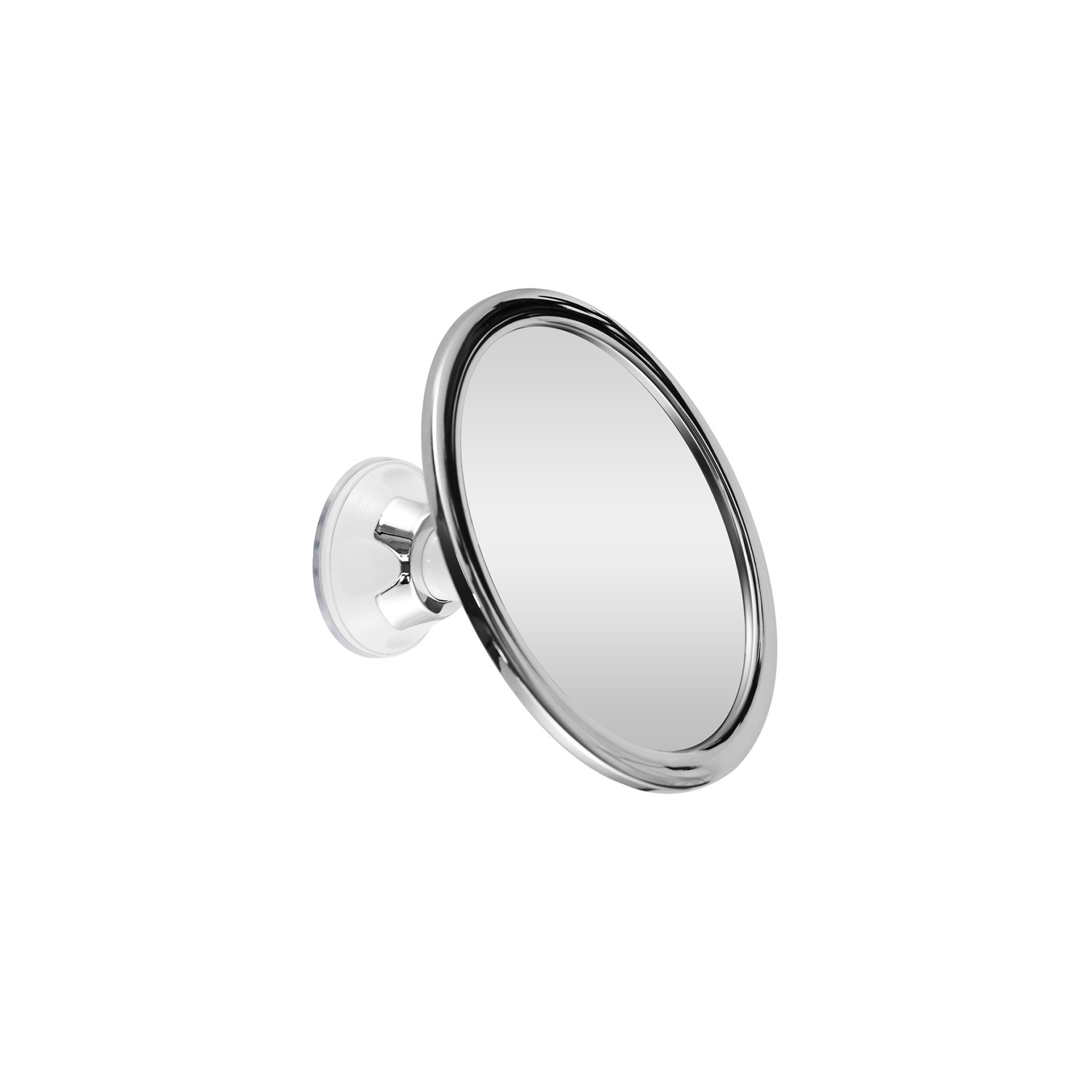 Miroir de rasage de douche avec ventouse robuste, miroir de maquillage à électrodéposition, douche antibuée et miroir de rasage avec support à