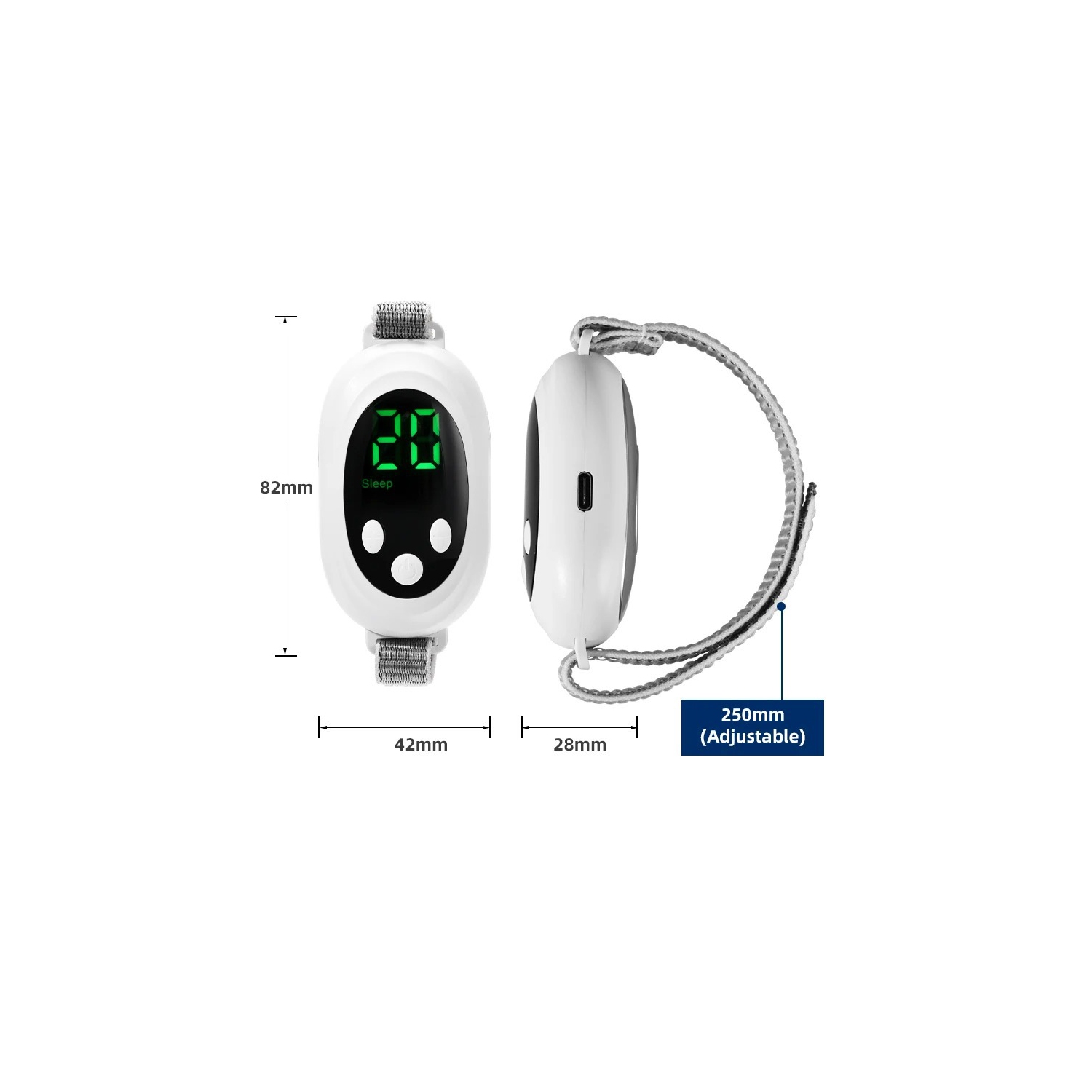 Appareil d'aide au sommeil manuel EMS Pulse of microcourrent Sleep Machine Insomnia Relief Anxiety Aide au sommeil, appareil de sommeil intelligent