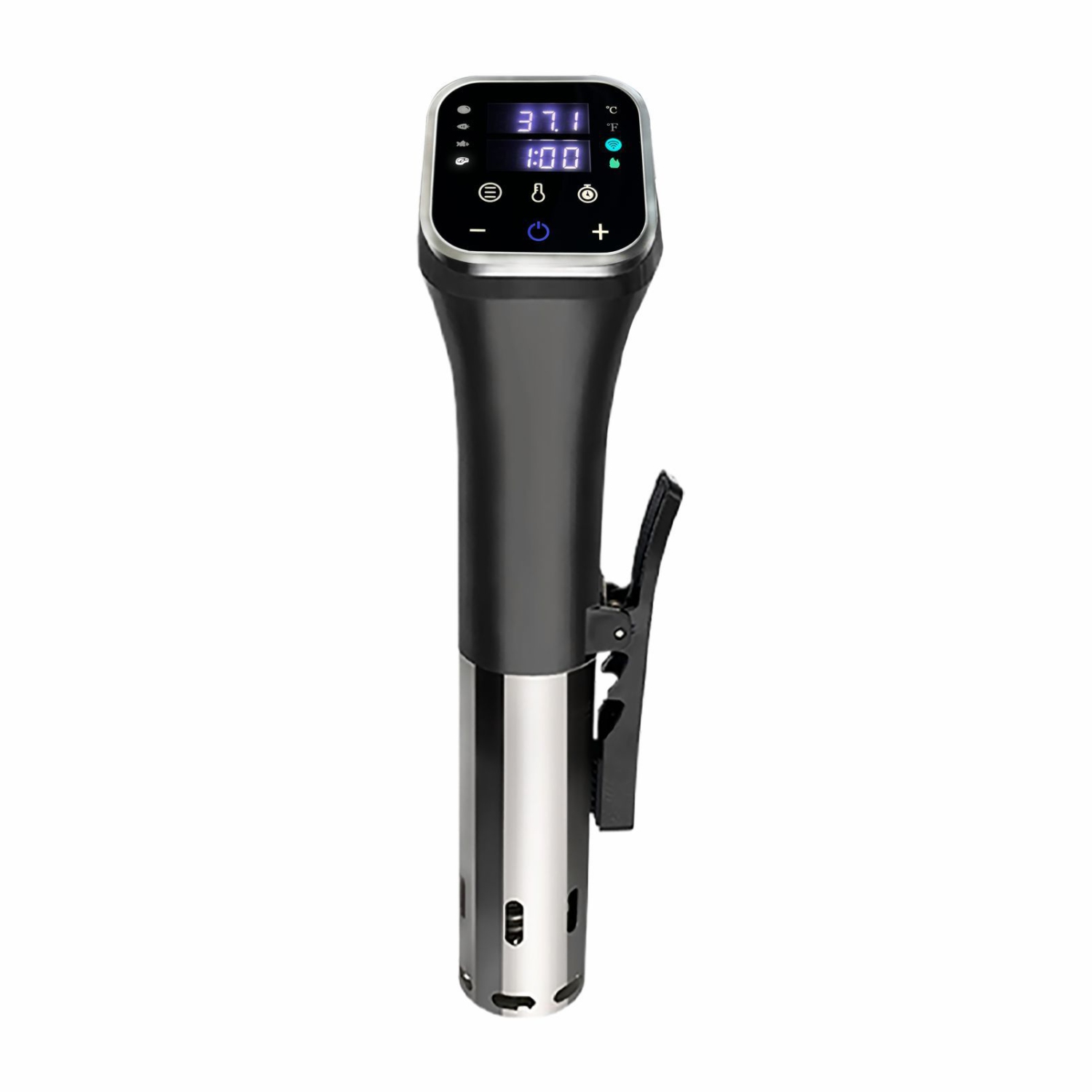 Cuiseur sous vide Precision avec sonde de qualité laboratoire, Wi-Fi, contrôle ±0,1&nbsp;°C - Mijoteuse pour bifteck, œufs et saumon pour la maison