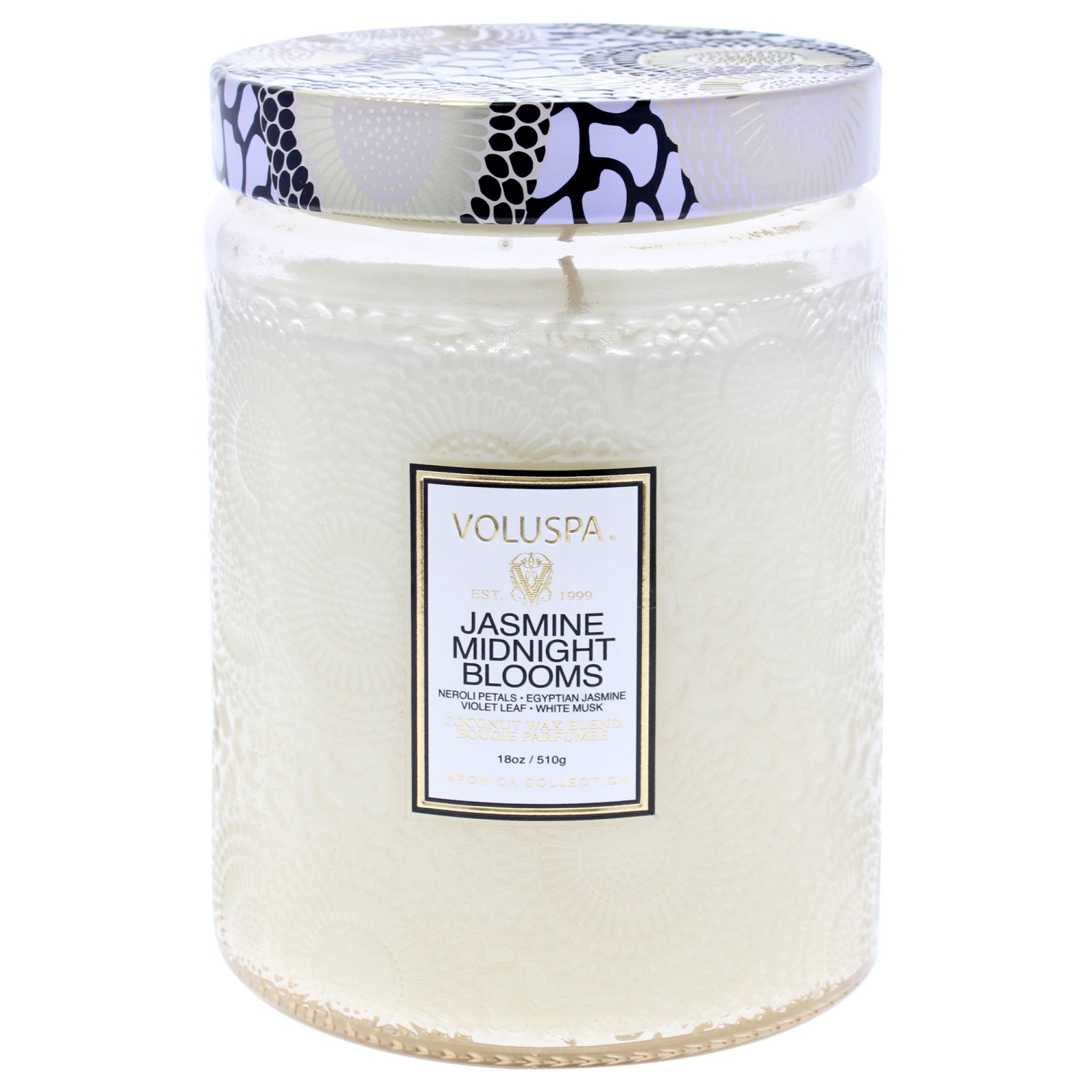 Jasmin Midnight Blooms - Grand par Voluspa pour unisexe - 18&nbsp;oz Candle
