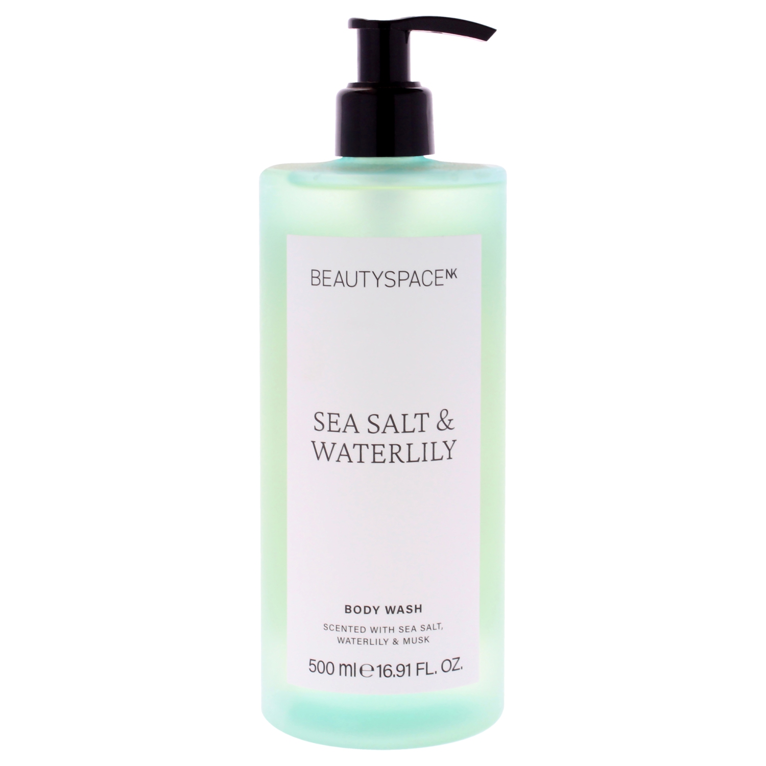 Beauty Space Body Wash - Sea Salt and Waterlily by BeautySpace for Unisex - 16.91 oz Body Wash