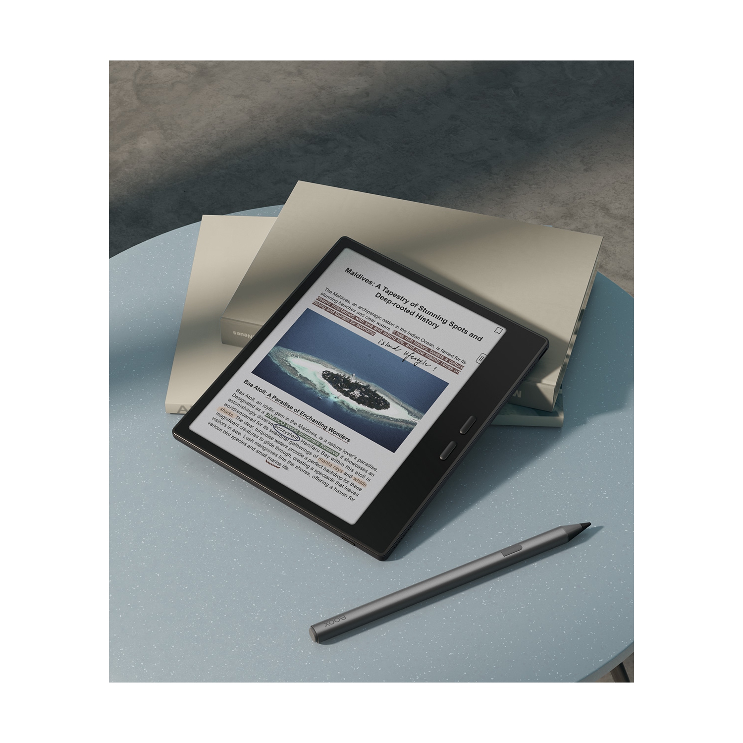 BOOX Go couleur 7 : Dernier lecteur électronique couleur à encre électronique de 7 po | 4G 64G | Lumière frontale, mode sombre | Prise en