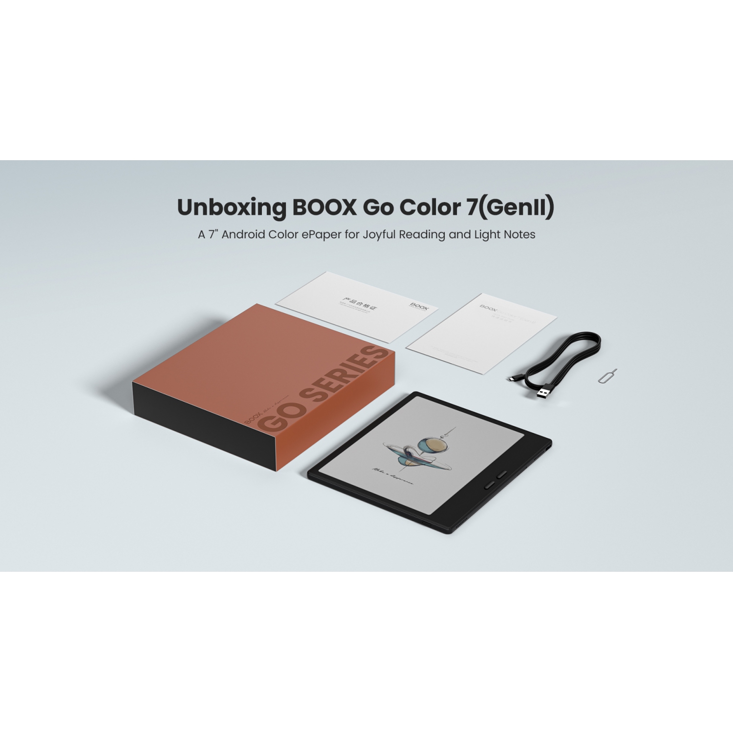 BOOX Go color 7 gen2 + InkSense Plusセット BOOX Tablet Go Color 7 Gen II E Ink Tablet 4G 64G Suporte Active