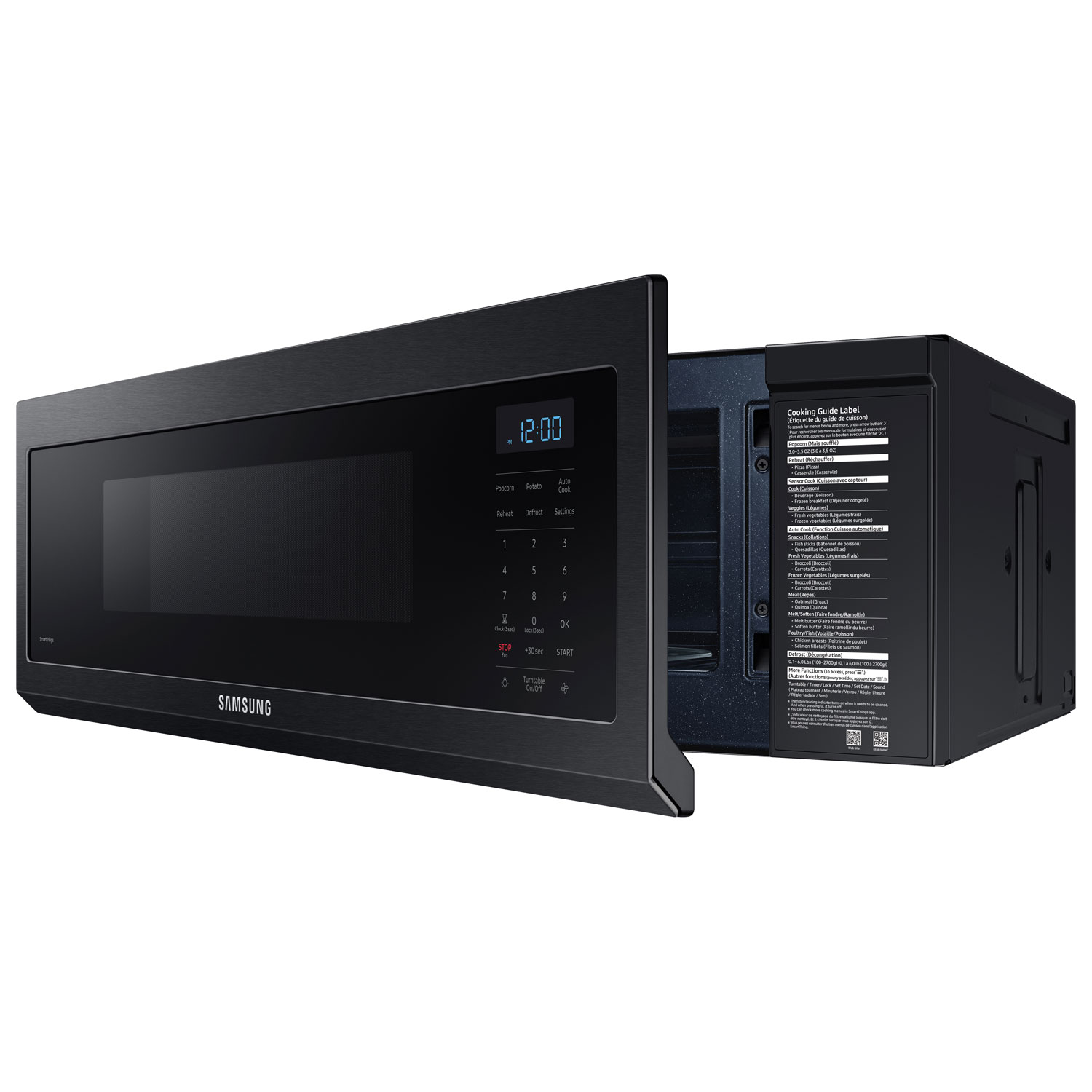 Samsung Over-The-Range Microwave - 1.1 Cu. Ft. - Black Stainless Steel