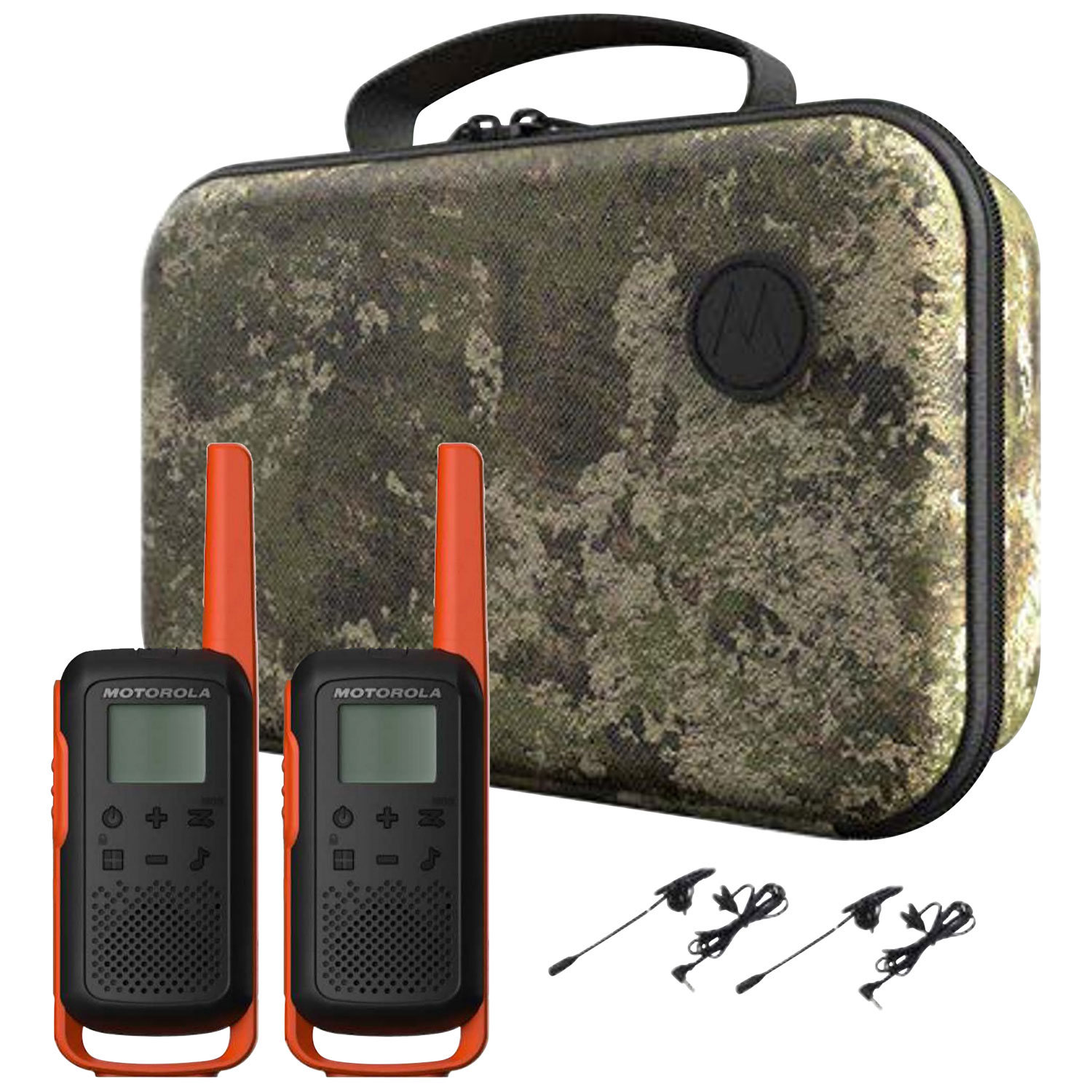 Radios bidirectionnelles 40 km Talkabout T275C de Motorola avec accessoires - Ensemble de 2