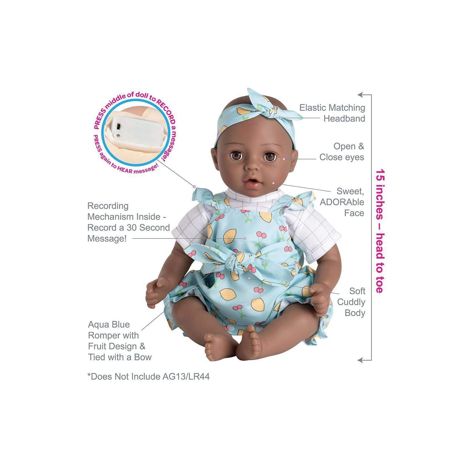 Adora Wrapped in Love Sweetheart Baby - 16'