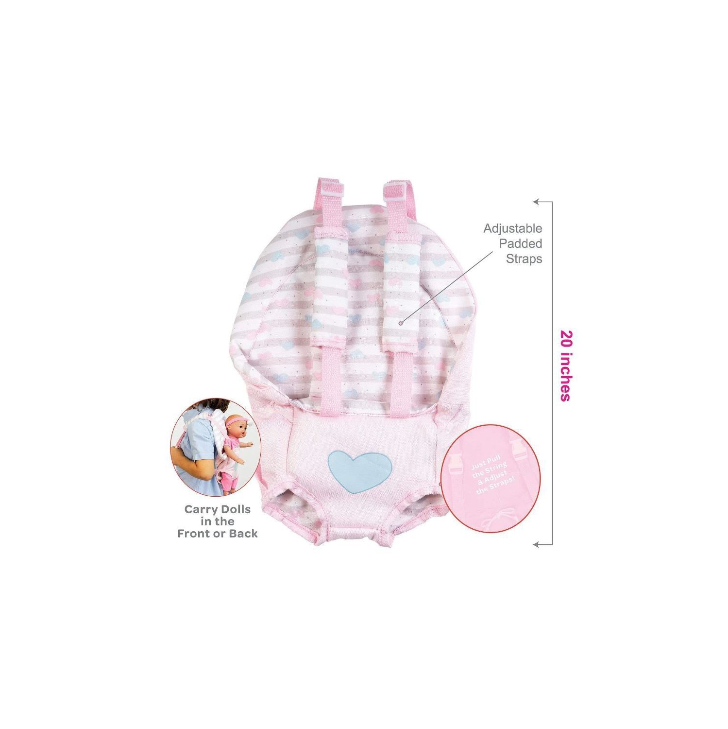 Pastel Pink Baby Carrier