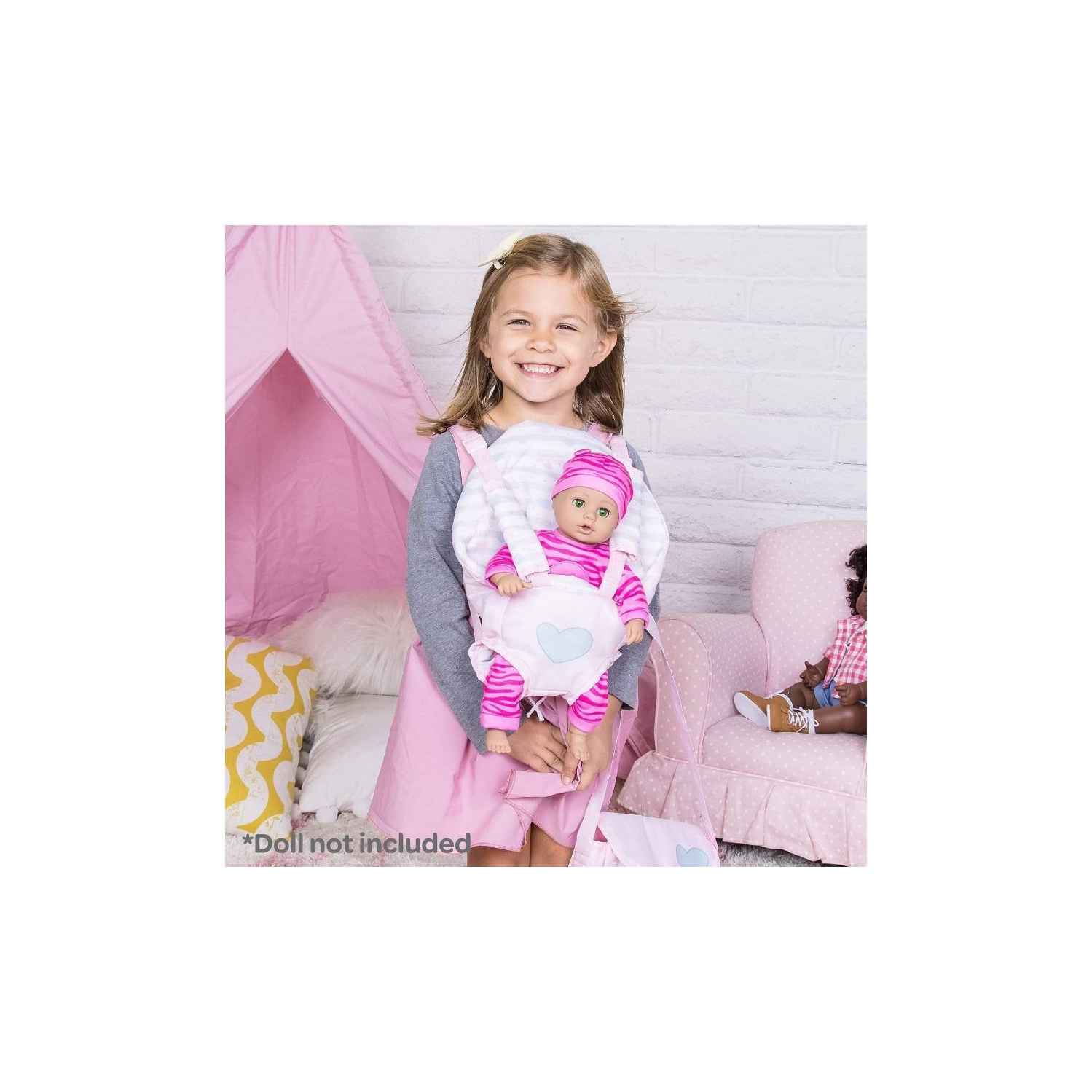 Pastel Pink Baby Carrier