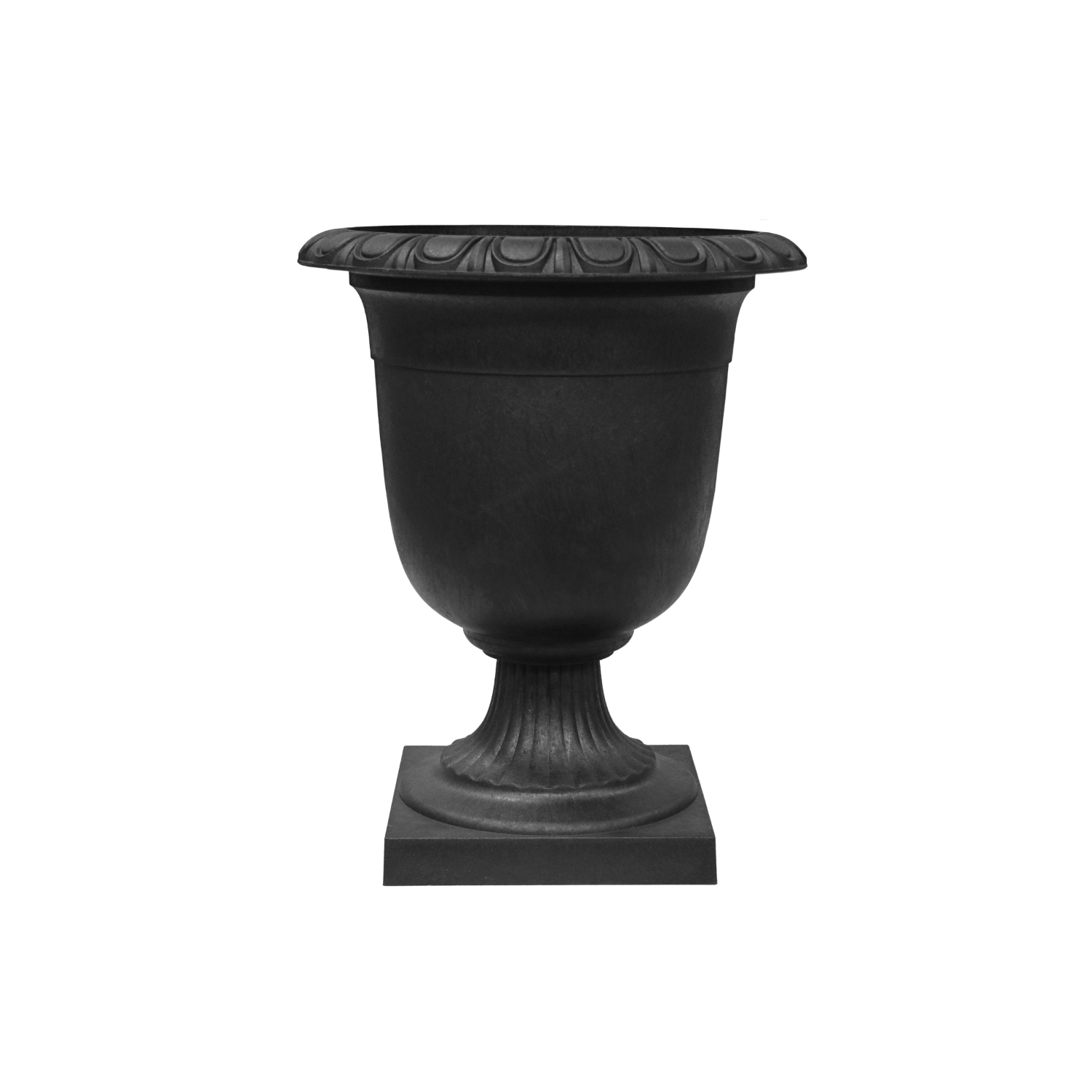 Tierra Verde 19" x 23" Crescendo Urn Planter In Slate, Made from recycled materials