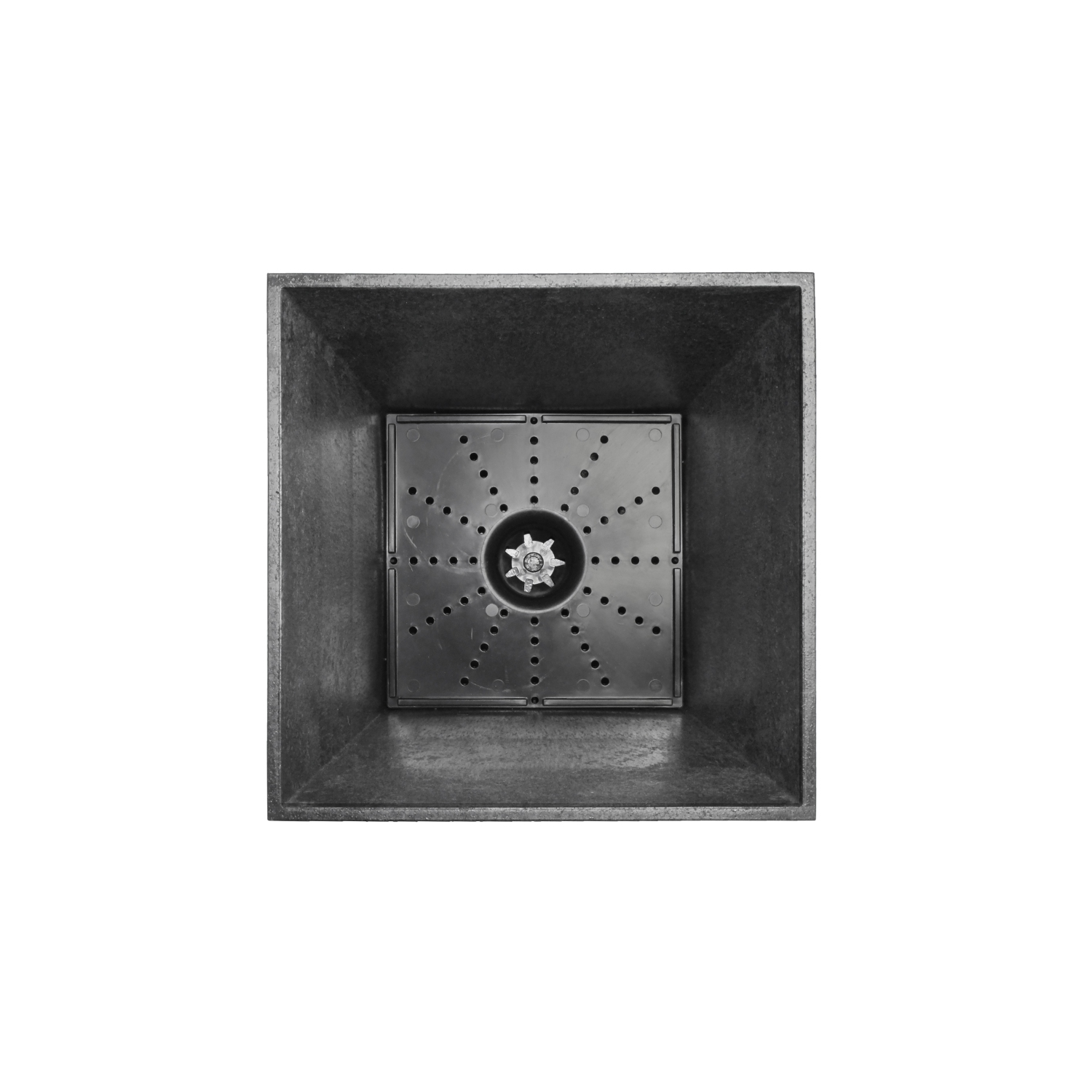 La jardinière rectangulaire Sonata de 10 x 20&nbsp;po de Tierra Verde est faite de matériaux recyclés