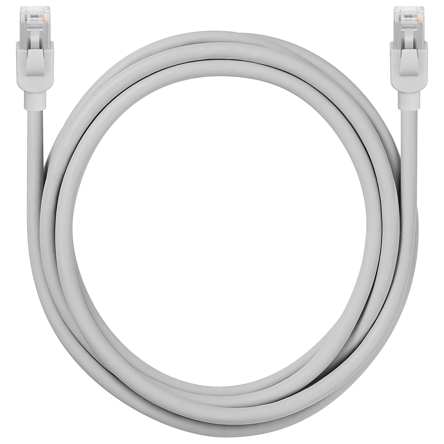 Câble Ethernet Cat 6A de 2,4 m d'Insignia - Gris - Exclusivité de Best Buy