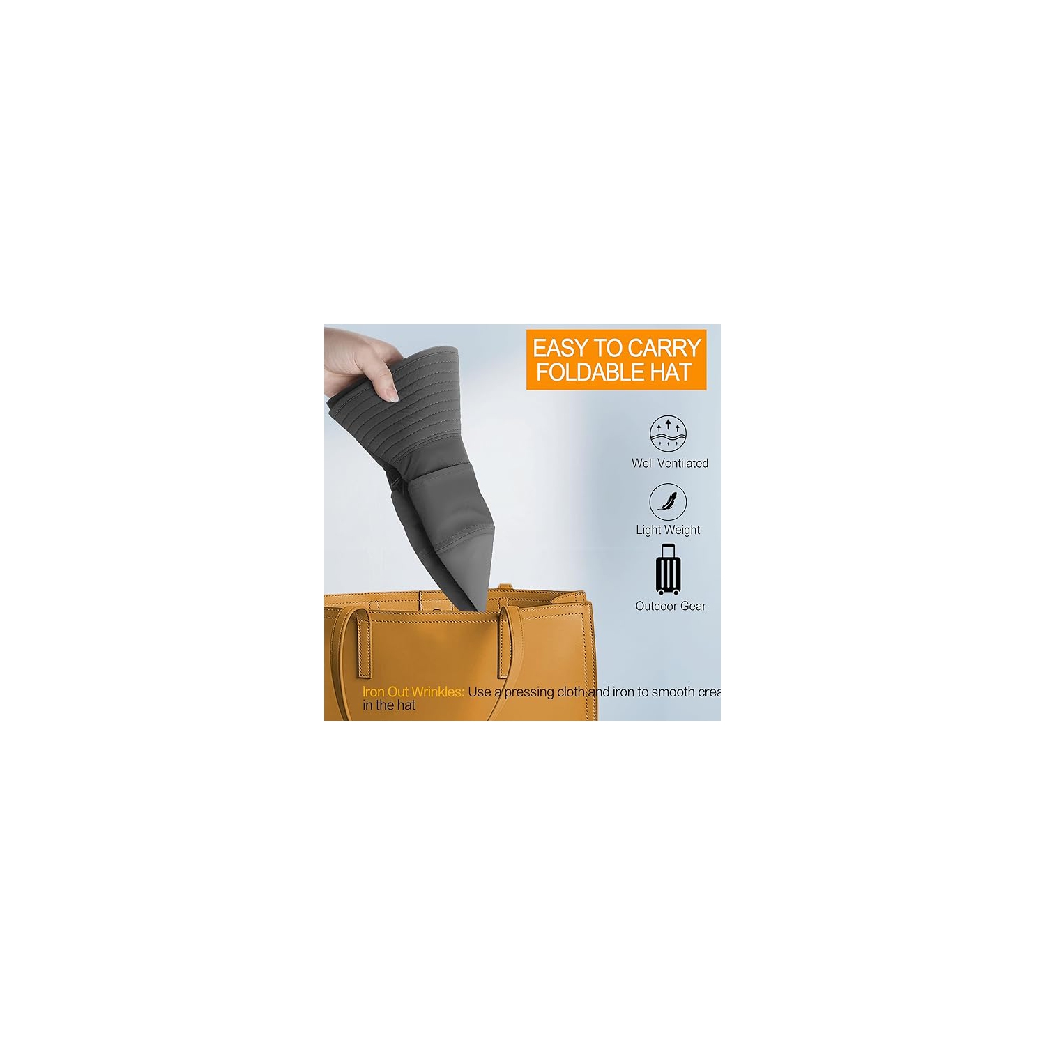 Sun Hat for Women and Men Sun Protection UPF 50+: Wide Brim Hat for Fishing, Waterproof Hat for Women for Hiking