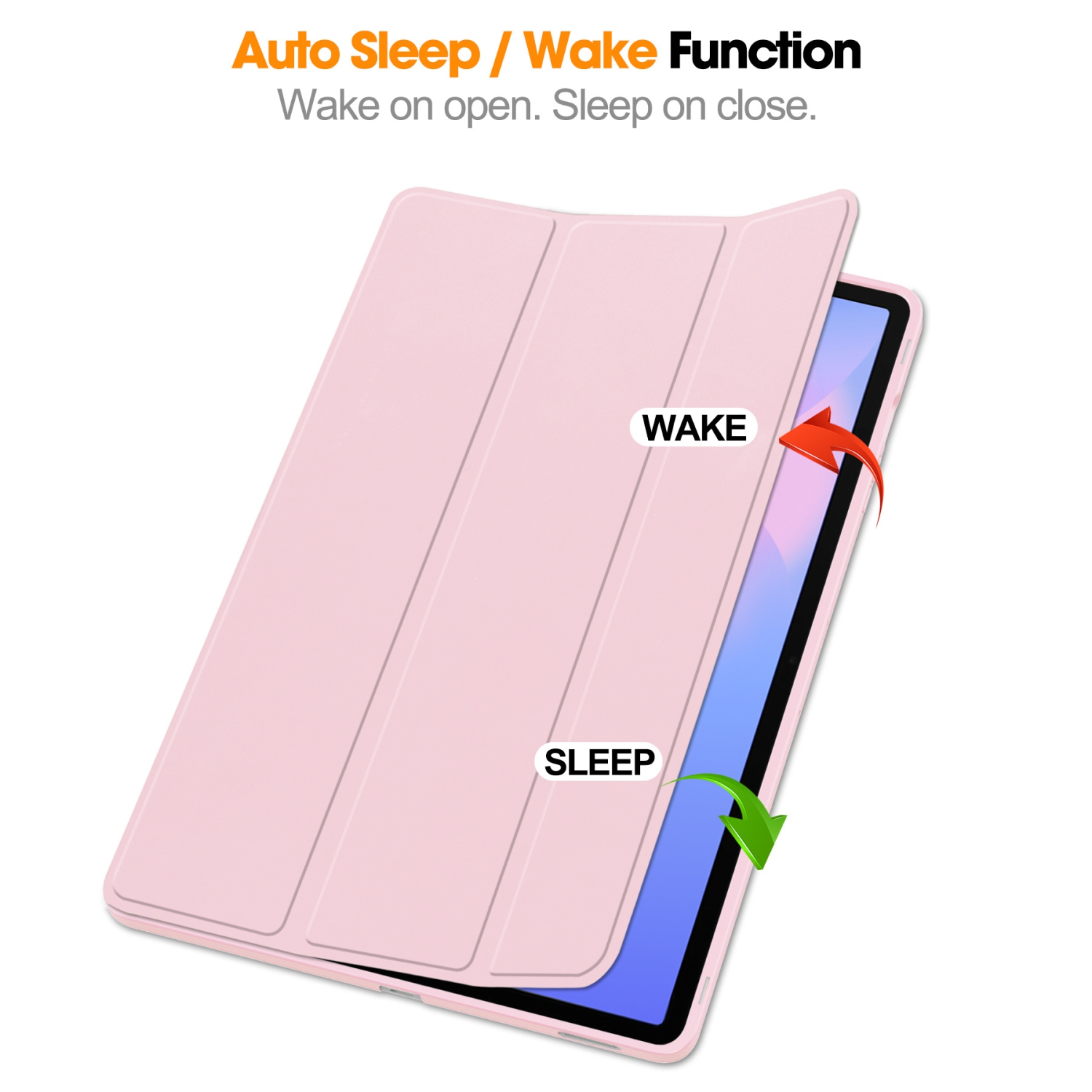 For Samsung Tab S10FE+13.1 Tablet Case S10FE Plus X620 TPU Color Pen Slot Protective Case, Pink