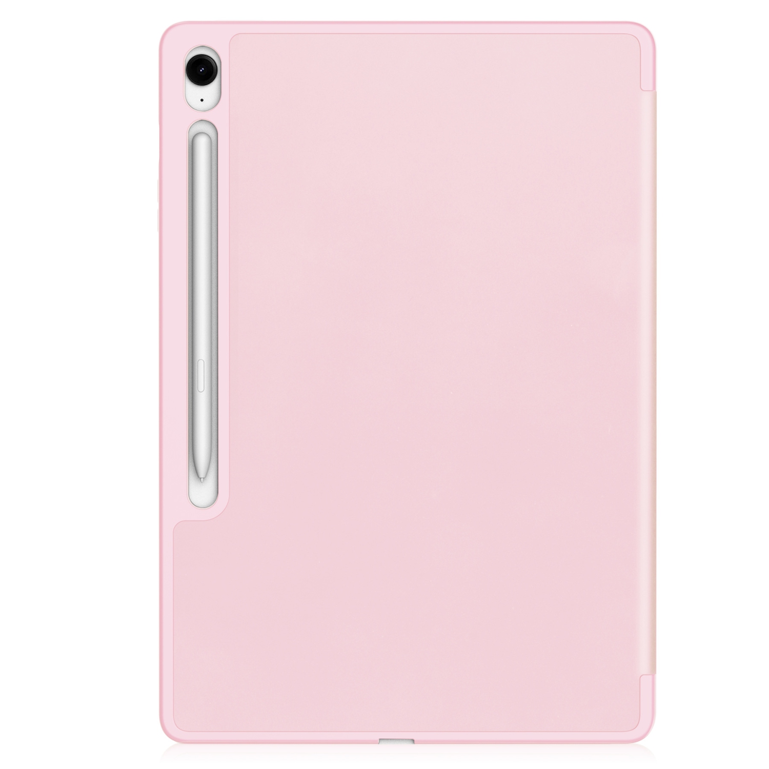 For Samsung Tab S10FE+13.1 Tablet Case S10FE Plus X620 TPU Color Pen Slot Protective Case, Pink