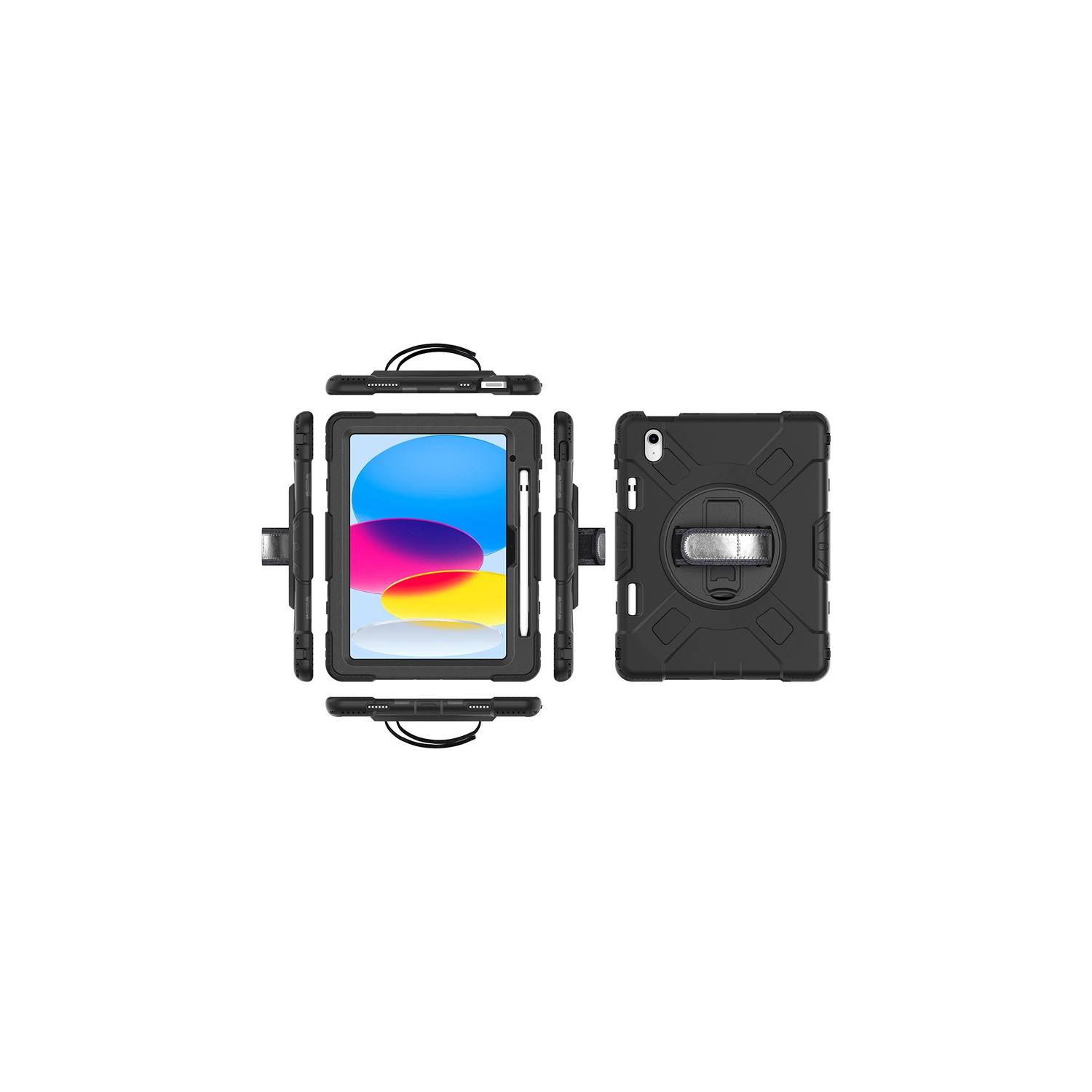 Convient à l'iPad tablette d'Apple, couverture de protection antichoc en silicone, étui de protection pour iPad, iPad mini 6 2021