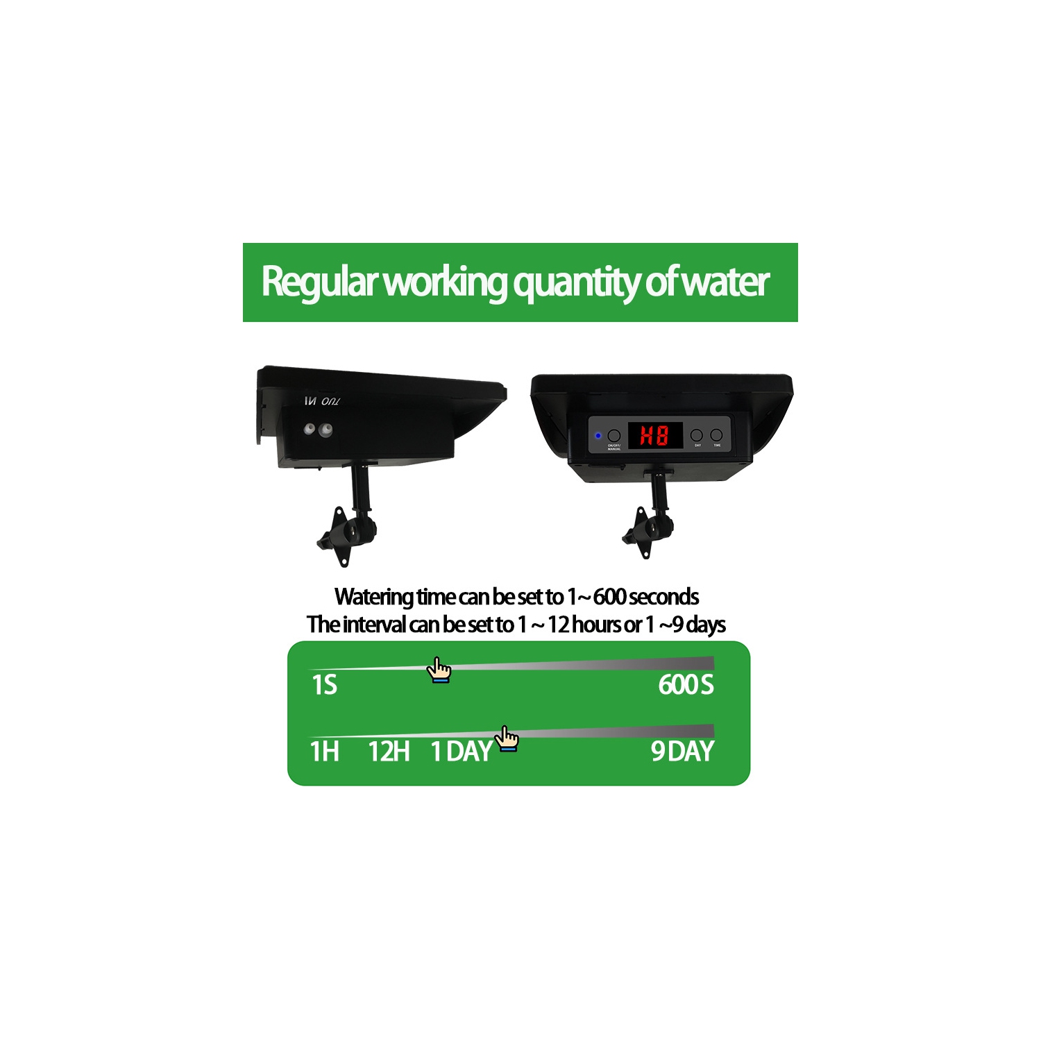 Système de trousse d'irrigation automatique solaire, système d'arrosage des usines à énergie solaire, dispositifs d'arrosage automatique pris en