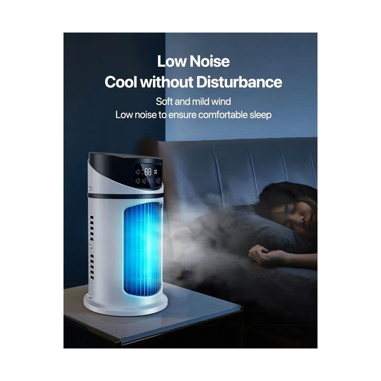 Portable Air Conditioner USB Mini Air Conditioner Fan Air Cooler Fan Water Cooling Fan Air Conditioning air cooler For Home Office