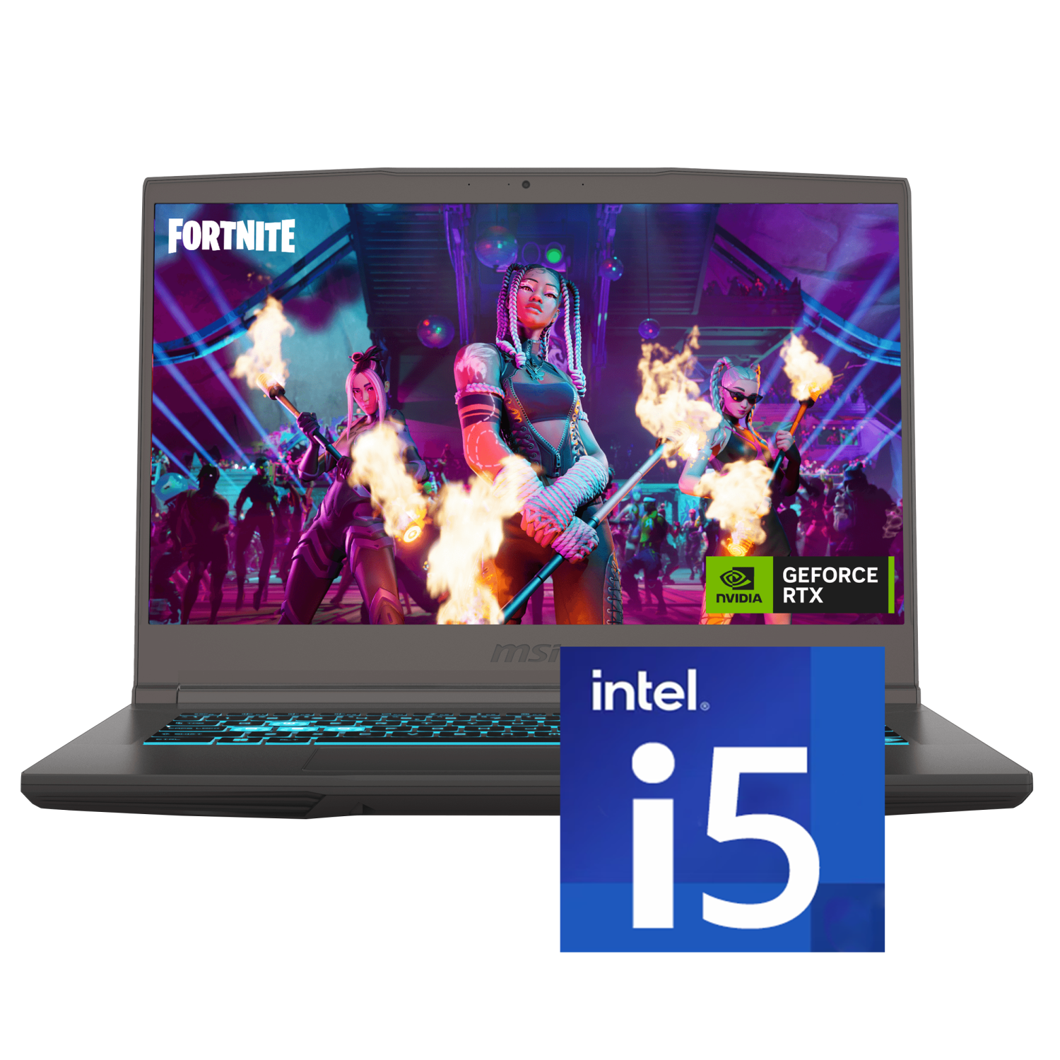MSI Thin15 15.6” FHD 144Hz Gaming Laptop - Black (Intel i5-12450H/1TB PCIe SSD/16GB RAM/NVIDIA GeForce RTX 2050/Win 11 Home)