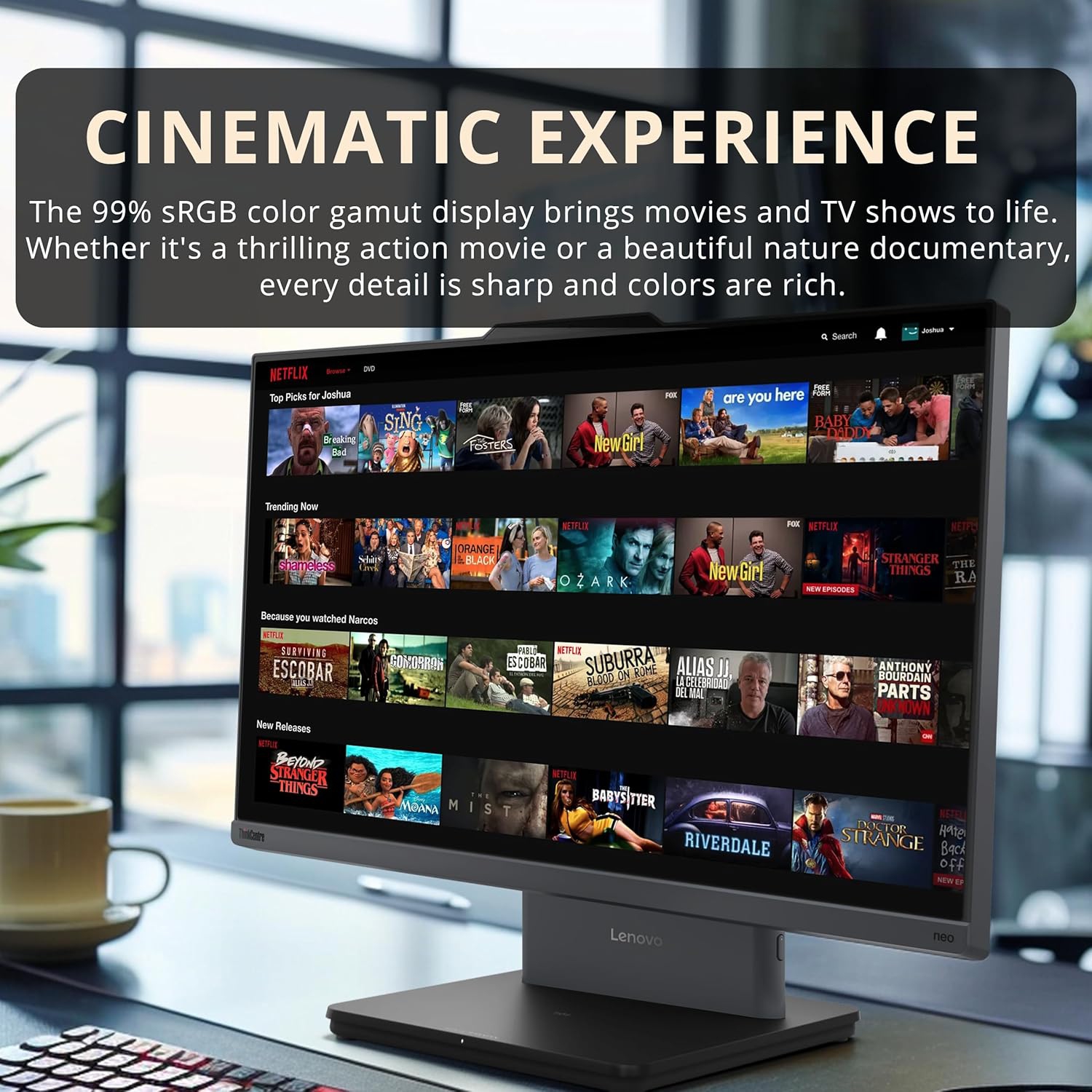 Lenovo ThinkCentre Business All-in-One Desktop, 23.8" FHD Display, Intel i7-13620H,2.16TB Storage(2TB SSD+160GB Docking Station Set),64GB