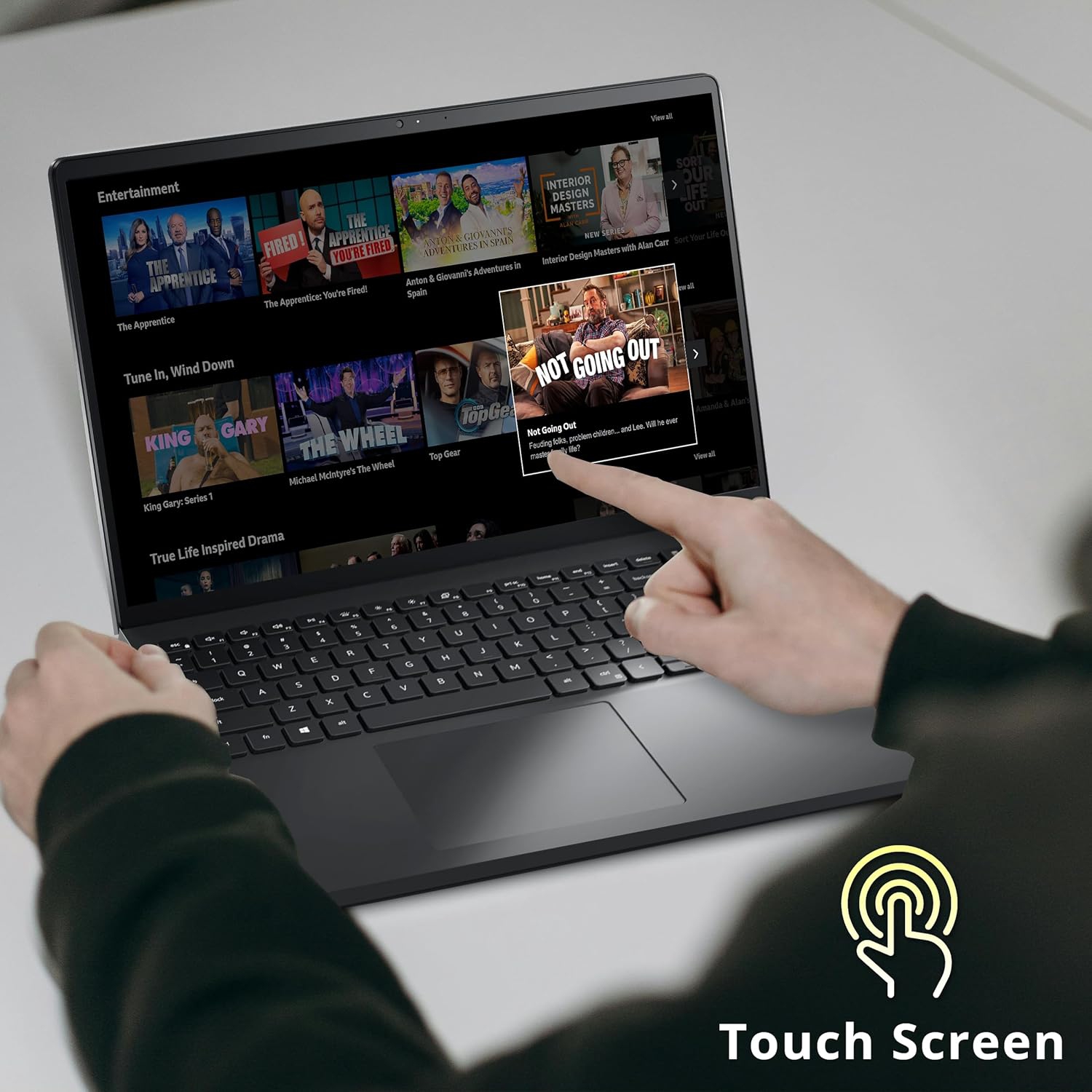 Refurbished - Dell Inspiron 15 15.6" FHD Touchscreen Laptop, Intel i5-1235U, 1TB PCIe SSD, 32GB DDR4 RAM, Intel UHD Graphics, Full Size Keyboard,