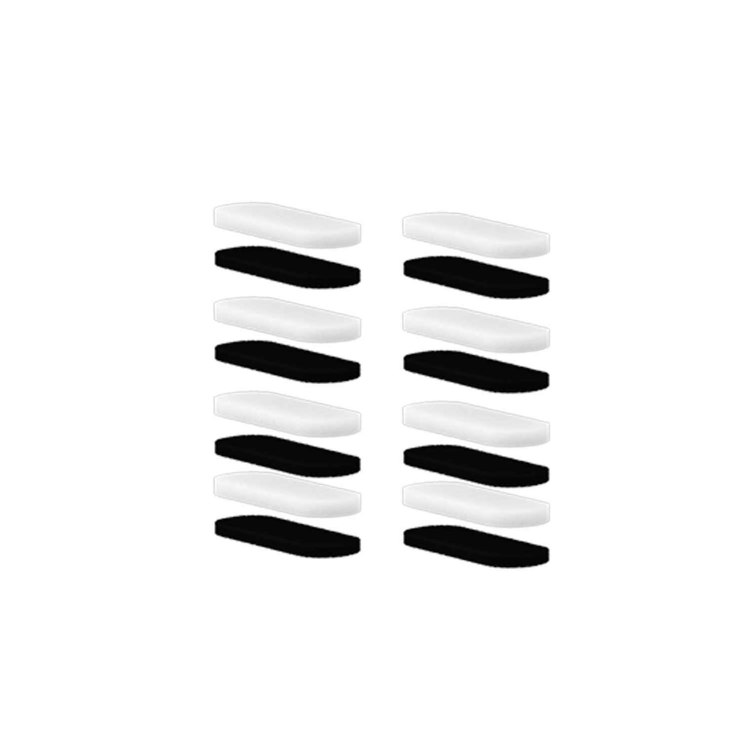 Pet water dispenser filter element High efficiency multi-layer filtration Suitable for cat water dispensers Black and white filter element 8 pieces