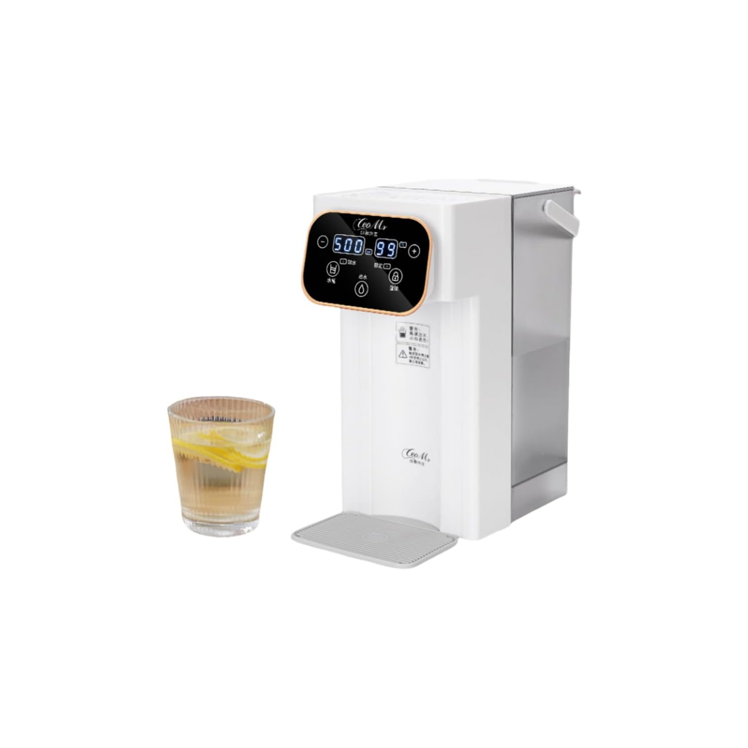 Double white screen smart instant hot water dispenser - 8 levels of precise flushing water volume, 12 8-speed temperature setting, filter-activated