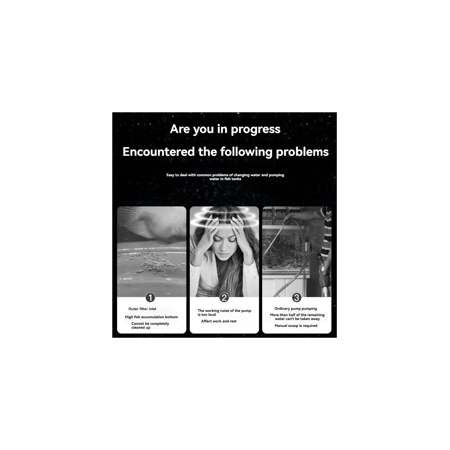 Water delivery pump electric multi-purpose pump fish tank submersible pump three-in-one water pump 110V aquarium fountain rockery aquarium bottom