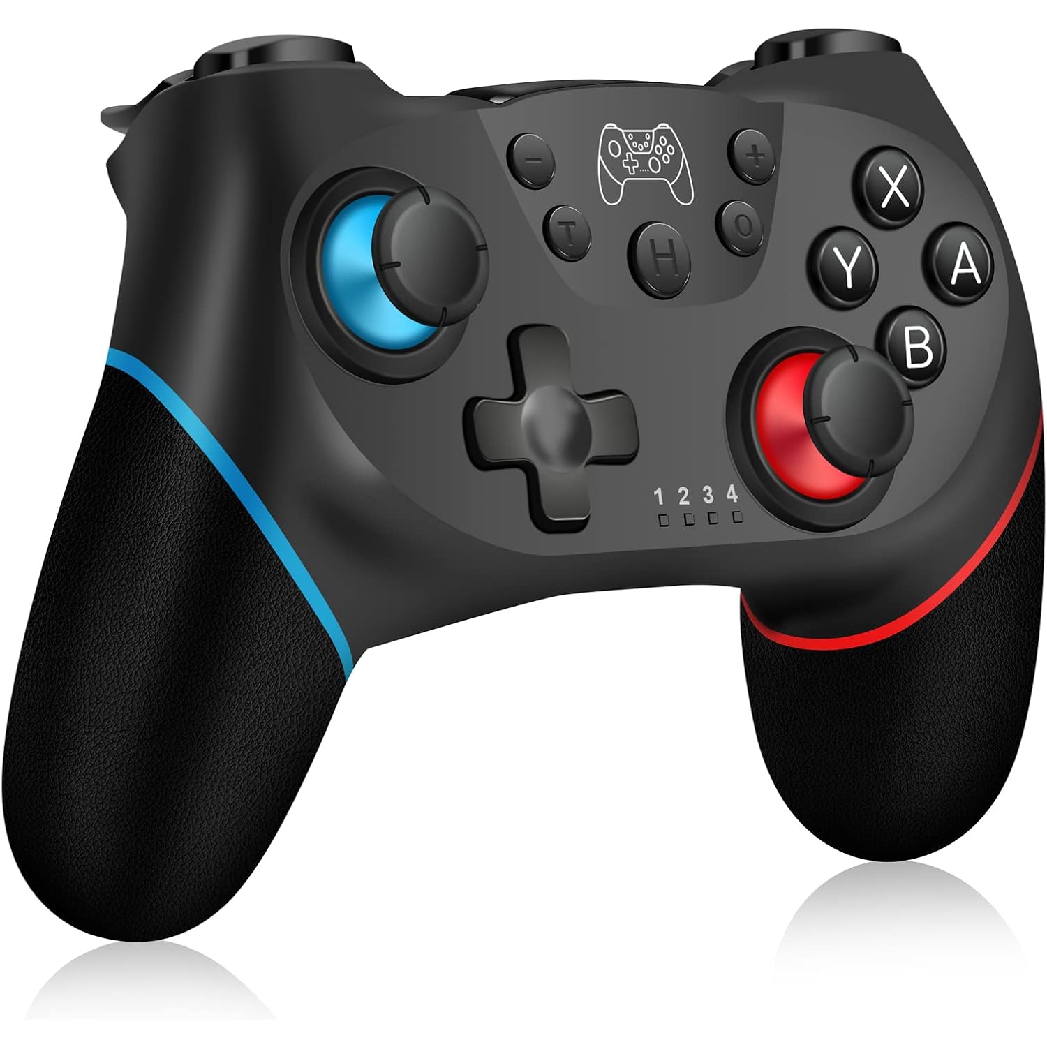 [2024 New Version] Switch Controller, Wireless Pro Controller Switch Lite, Switch Remote Controller Gamepad Joystick, Turbo and Dual Vibration (Black)