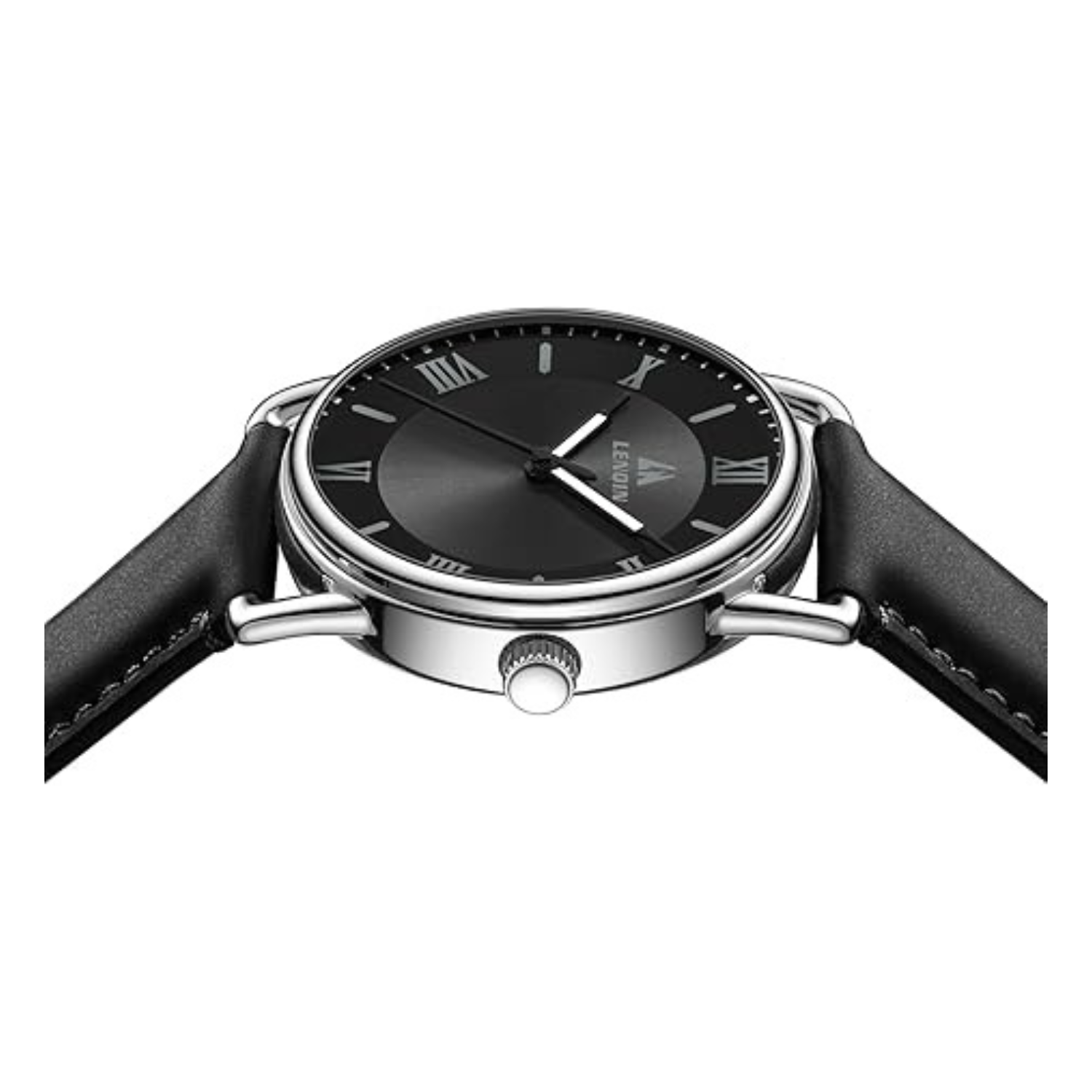 LN LENQIN Mens Watches Analog Quartz Watches Men 30M Waterproof Mens Wrist Watches Fashion Business Watches for Man Leather Watches