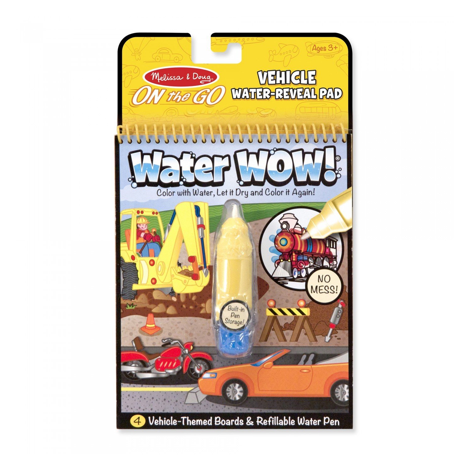 Water Wow! Vehicles - On the Go Travel Activity