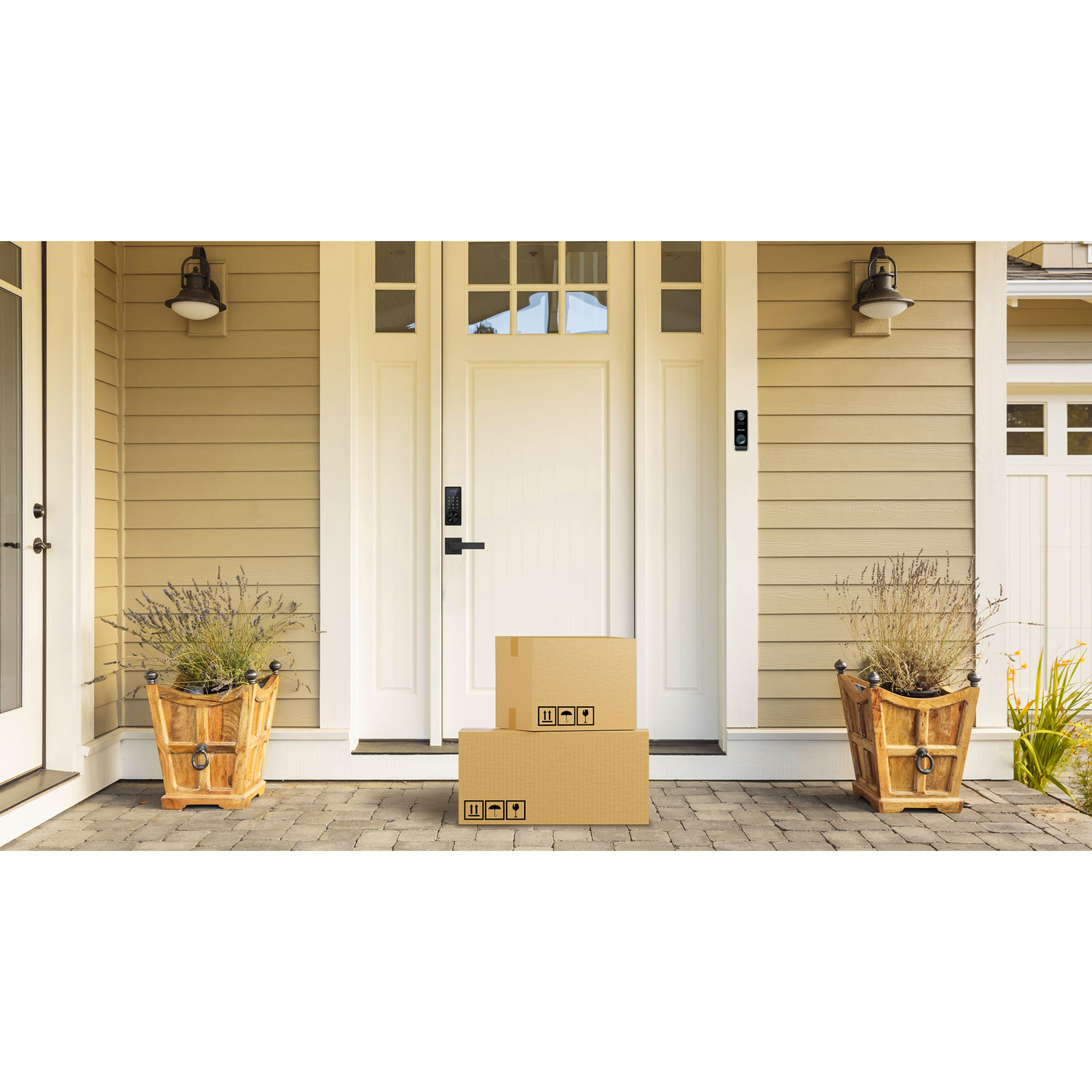 Philips 7000 Series Wire-Free 2K Dual-Cam Video Doorbell - Black