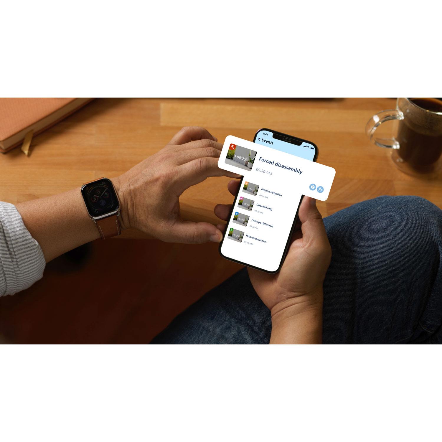 Philips 7000 Series Wire-Free 2K Dual-Cam Video Doorbell - Black