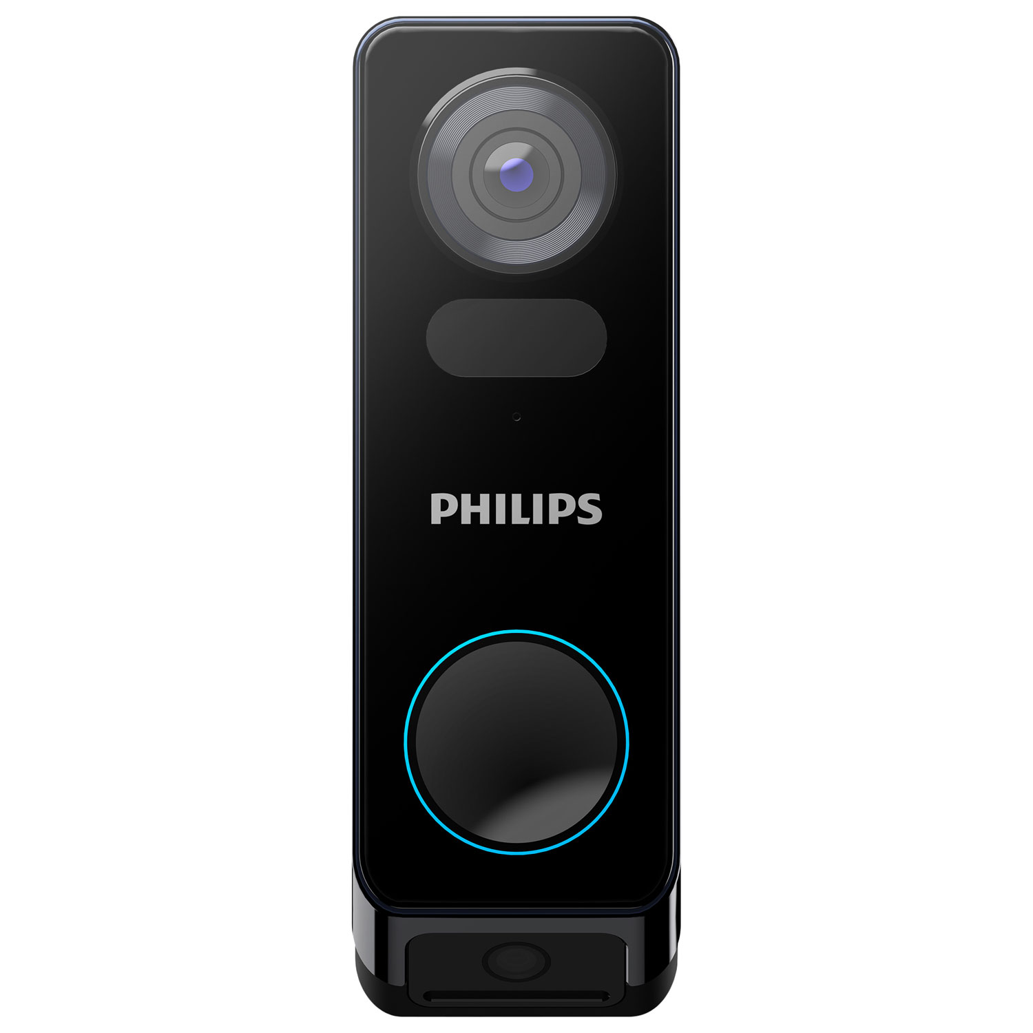 Philips 7000 Series Wire-Free 2K Dual-Cam Video Doorbell - Black