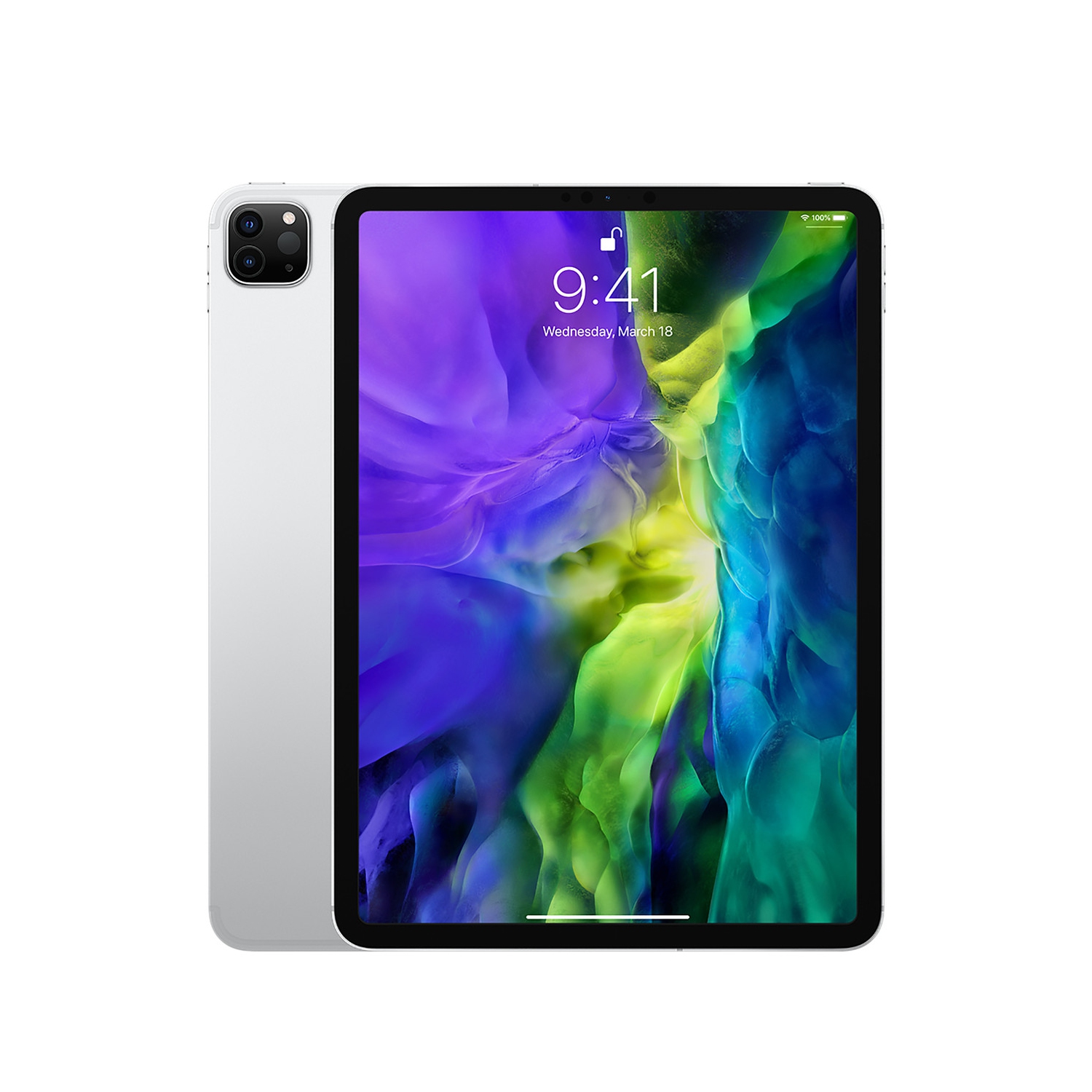 Remis à neuf - iPad Pro 11&nbsp;po (génération 2ᵉ) Wi-Fi + Cellular 128&nbsp;Go - Argenté