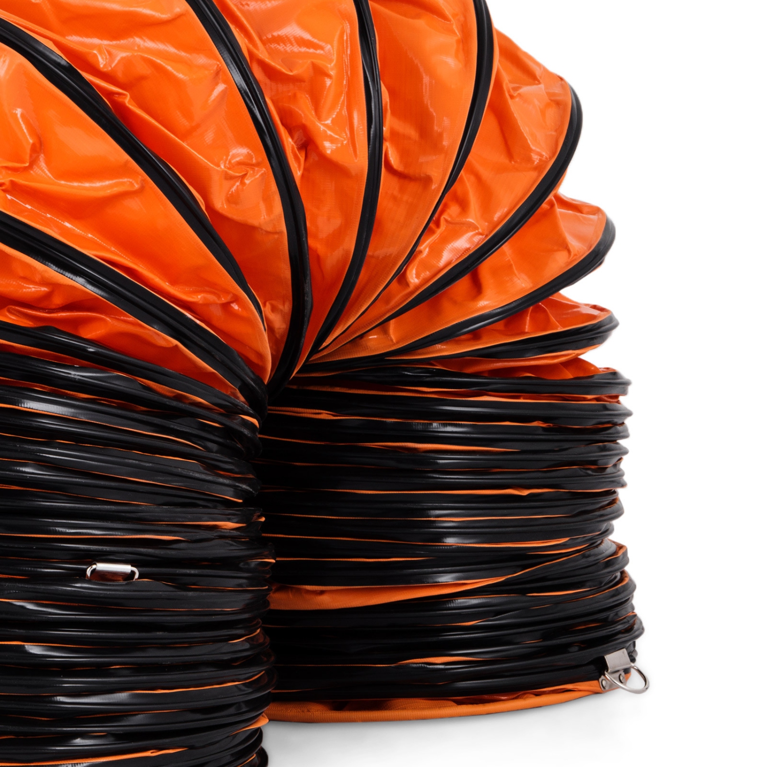 VEVOR 16 FT PVC Flexible Duct Hosing for 300 MM/12 Inch Diameter Exhaust Fan extraction flexible ducting 12 inch flexible duct flexible vent duct