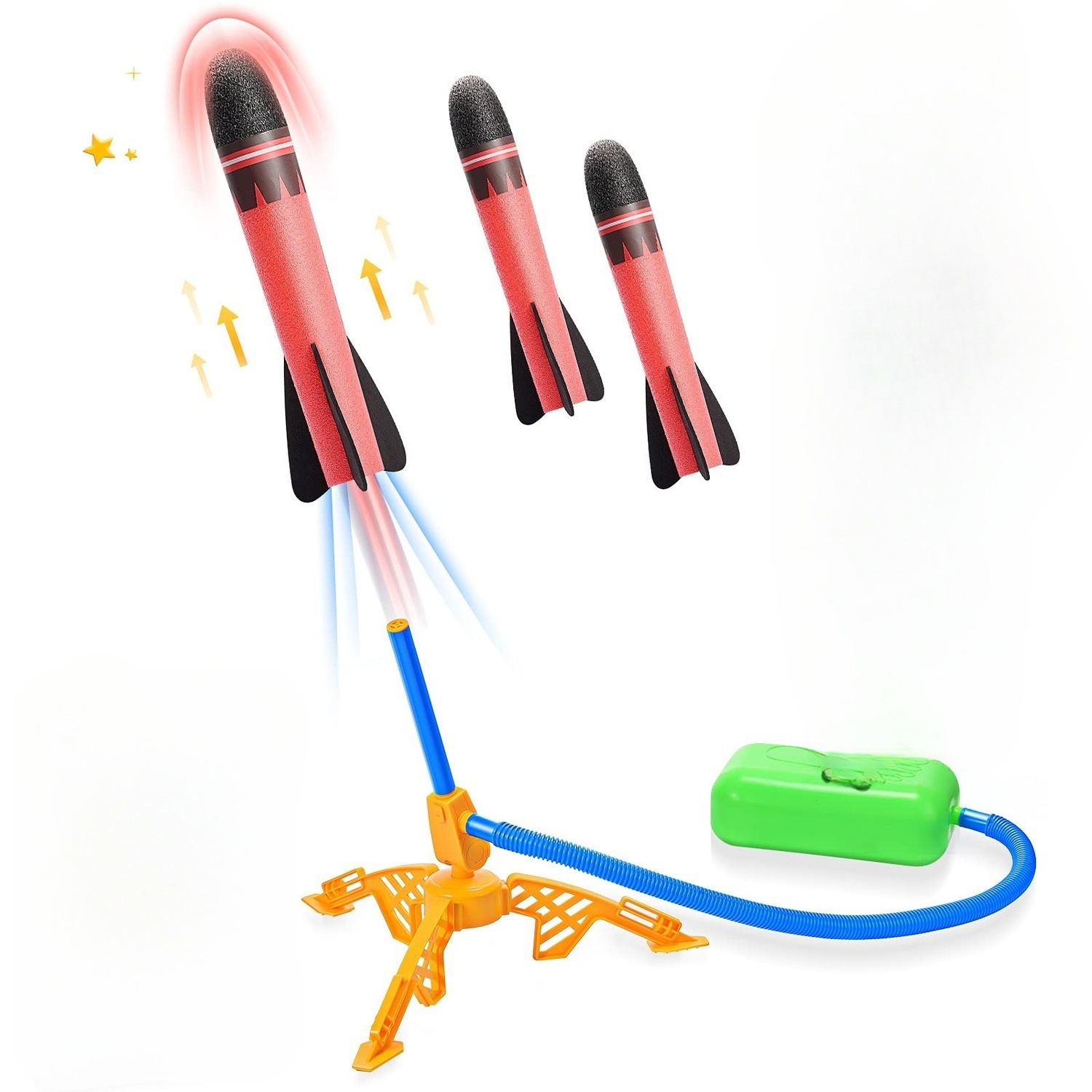 Toys for Boys Age 4-12, Rocket Toy Fun Toys Outdoor Toys Rocket Launcher Kit Birthday Gifts for Kids Age 4-12