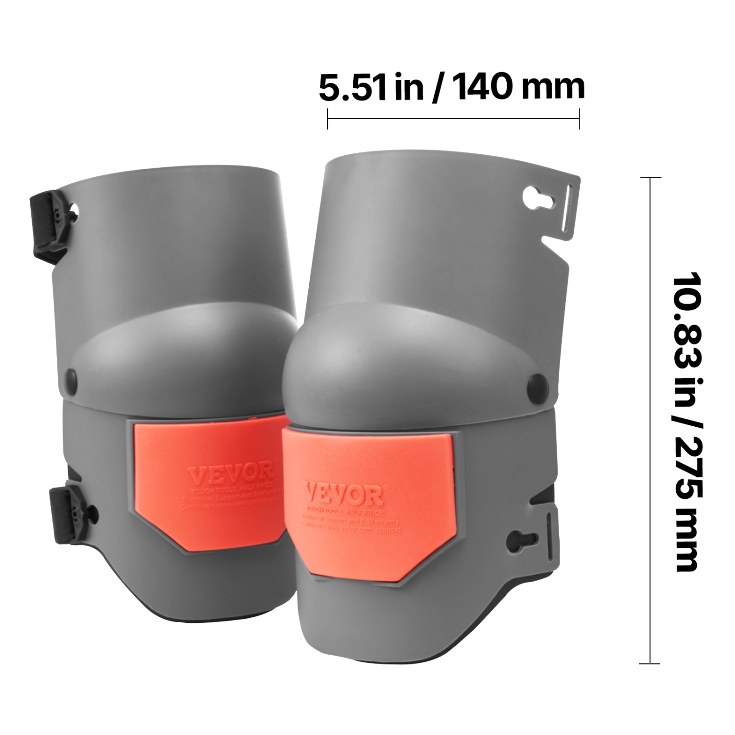 VEVOR Knee Pads for Work, Extra Thick Construction Knee Pads with Foam Cushion - Pro Protection & Comfort, Work Knee Pads|Gardening Knee