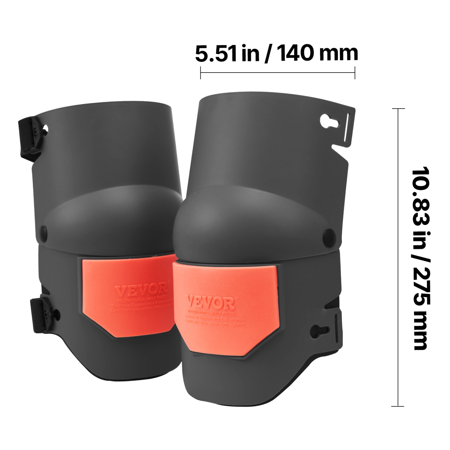 VEVOR Knee Pads for Work, Extra Thick Construction Knee Pads with Foam Cushion - Pro Protection & Comfort, Work Knee Pads|Gardening Knee