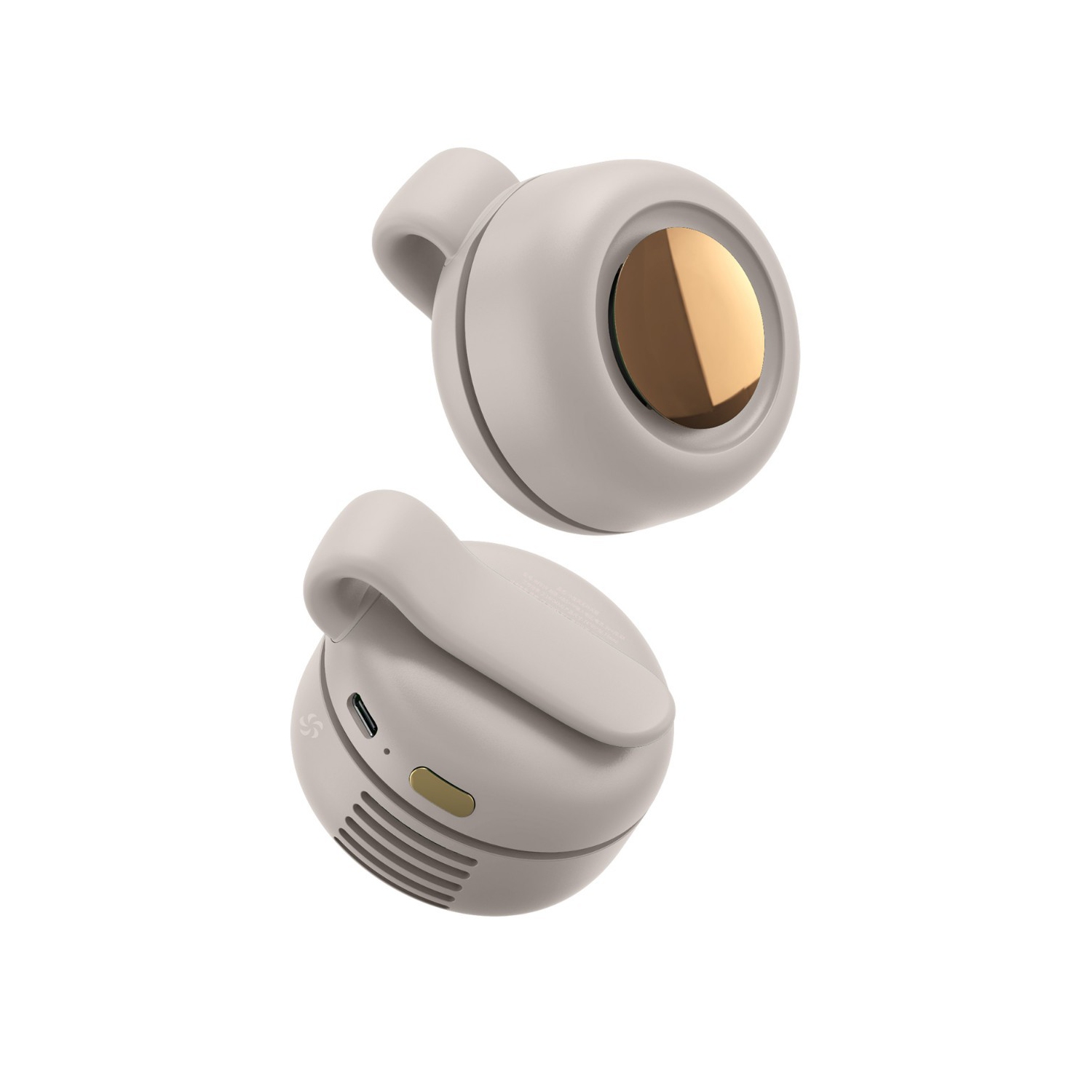 Petit ventilateur à pince, mini ventilateur portatif sans pales, 3 vitesses à pince pour chemise, mini ventilateurs Whirlwind pour pinces de taille –