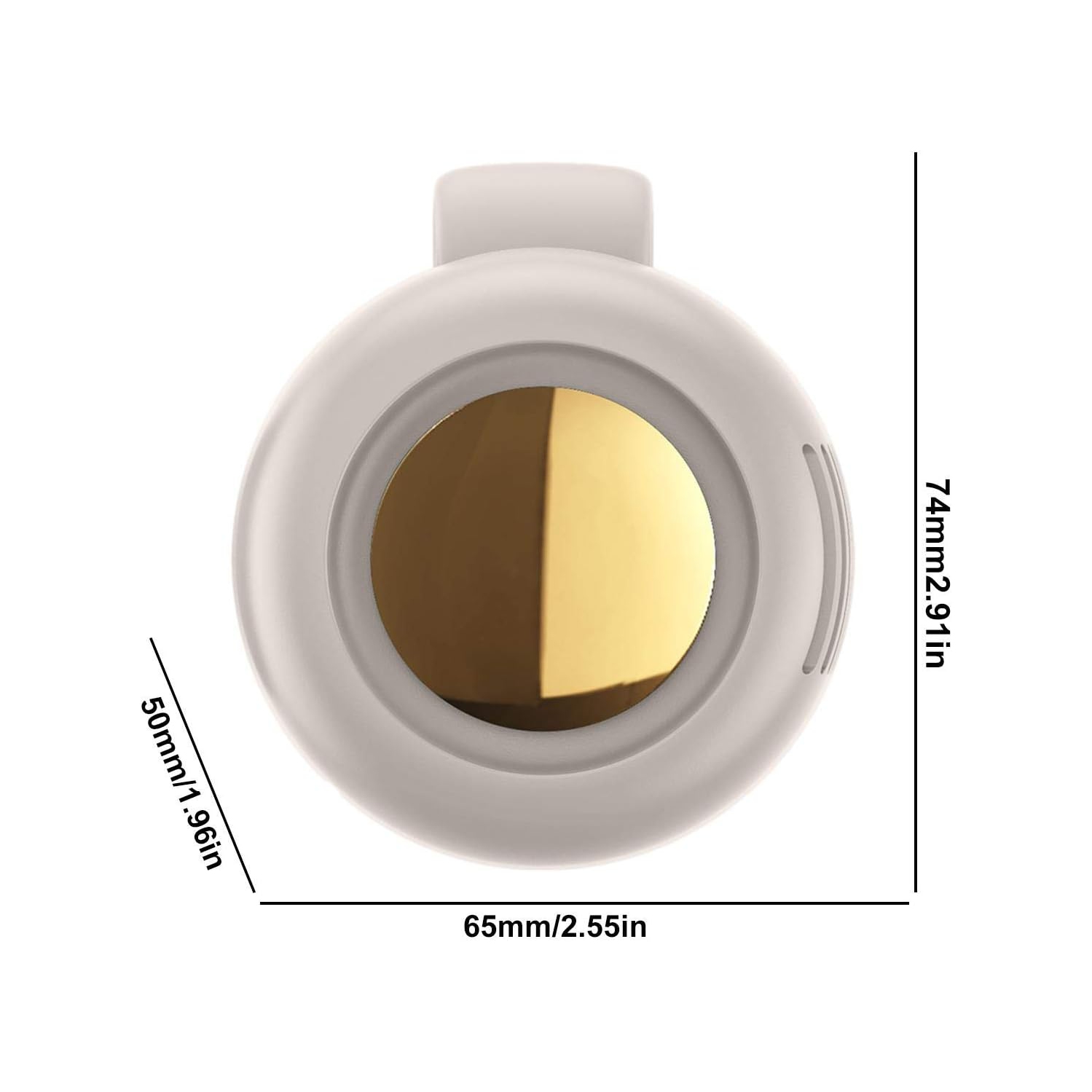 Petit ventilateur à pince, mini ventilateur portatif sans pales, 3 vitesses à pince pour chemise, mini ventilateurs Whirlwind pour pinces de taille –