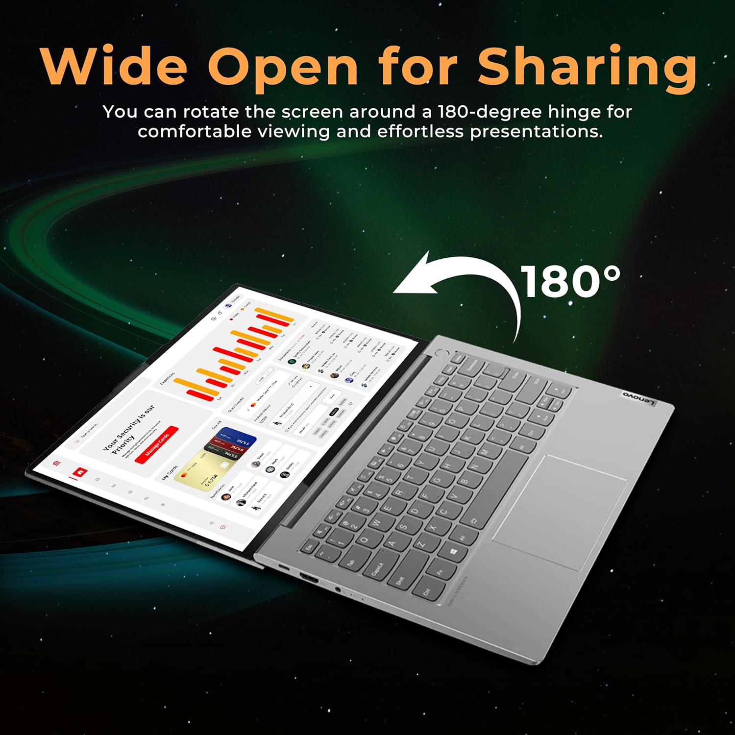 Open Box - Lenovo ThinkBook 13S 13.3" WQXGA Business Laptop, Intel Evo i7-1165G7, 16GB DDR4 RAM, 512GB PCIe SSD, Intel Iris Xe Graphics, Backlit