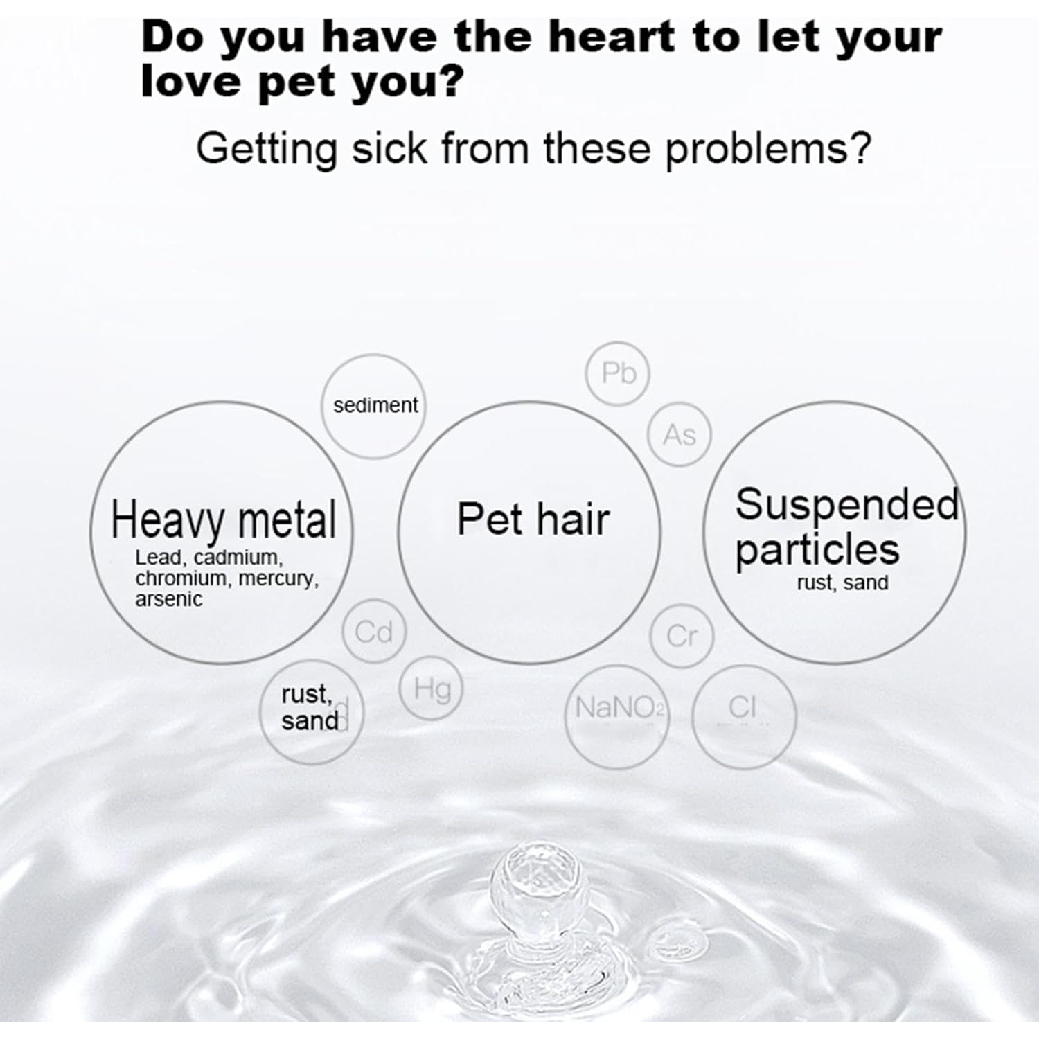 1.6L Silent Cat Drinker – Safe Automatic Drinking Machine, Triple Filtration, Protects Cat’s Whiskers, Hygienic Design, Easy to Clean