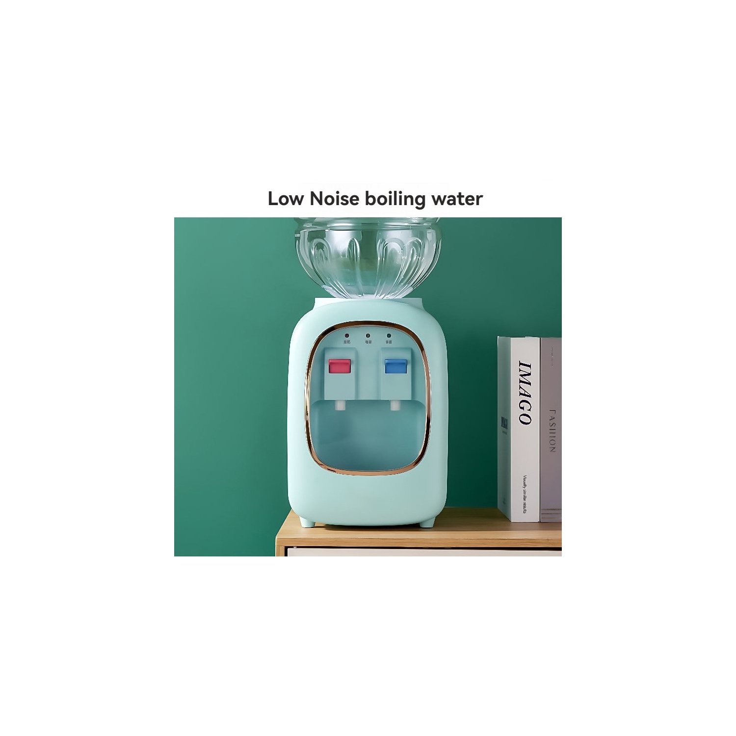 Warm and hot portable water dispenser - light weight, low noise, leak-proof, space saving, 304 stainless steel interior, suitable for home/office