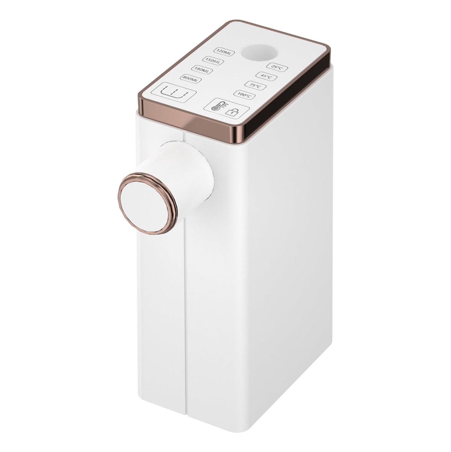 2100W Mini Water Heater – 3 seconds instant heating, fast water heating, 4 temperature settings, child lock smart safety function and portable