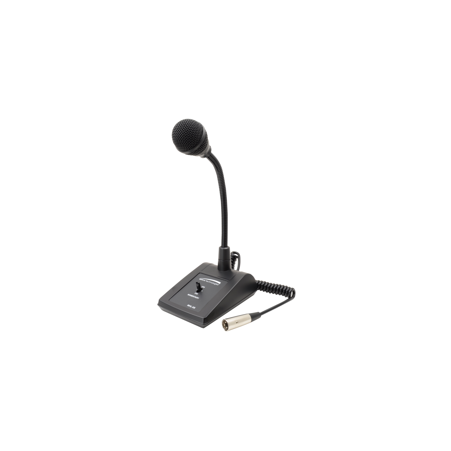 Speco MHL5S Gooseneck Adjustable Desktop Microphone