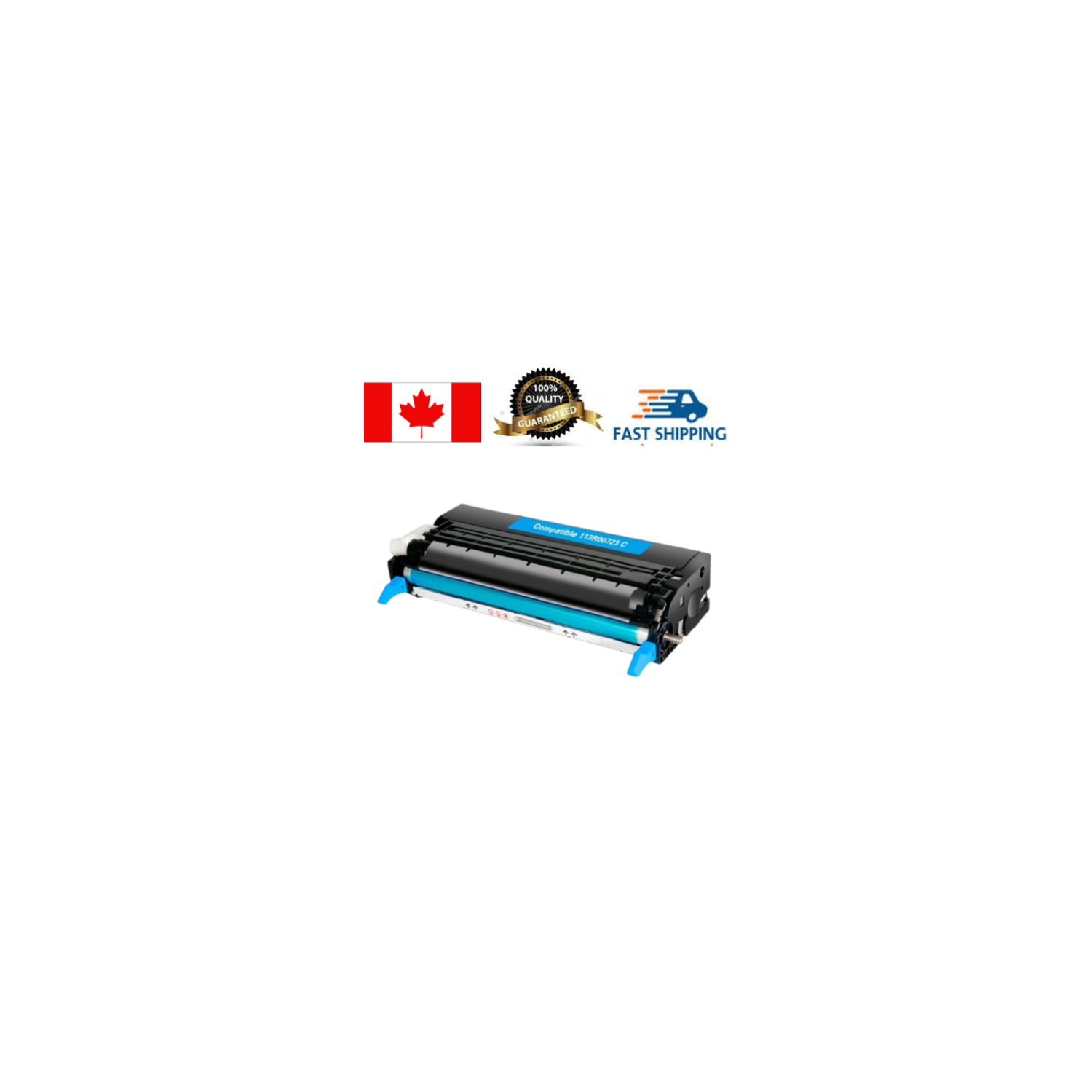 Xerox – Cartouche de toner cyan 6180 / 113R00723, compatible