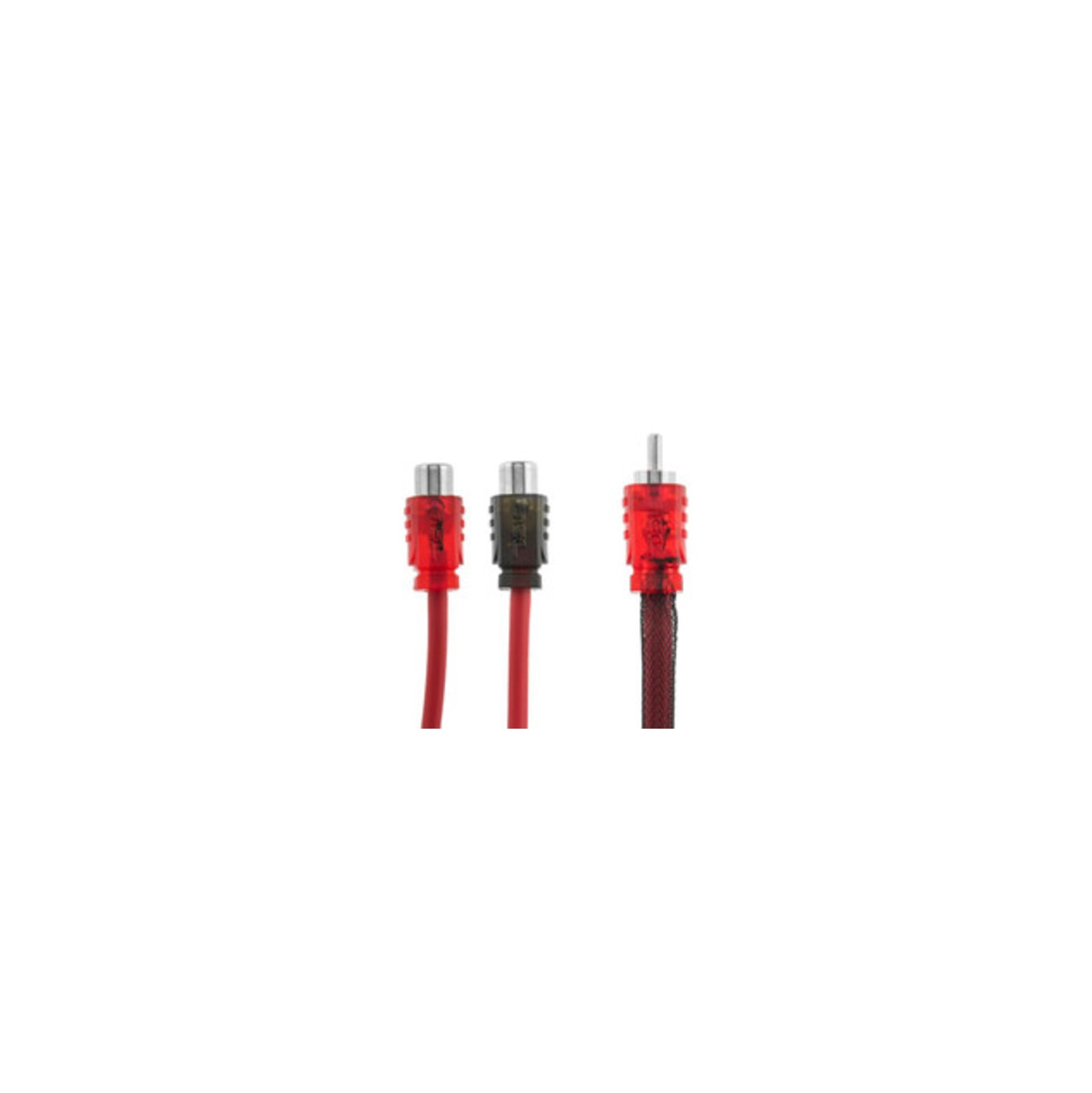 DS18 R1M2F Male to (2) Female Ultra Flex Y Adapter RCA Cable